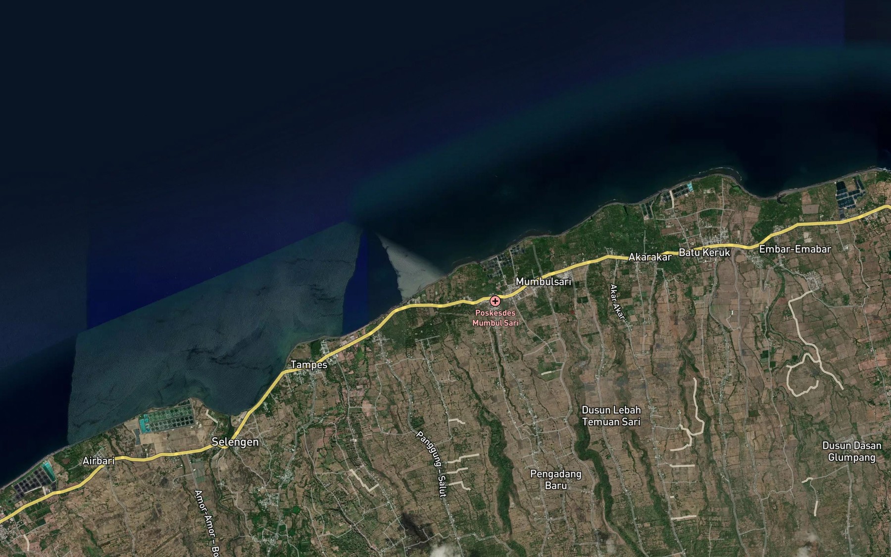 Satellite map of the Lokok Peria