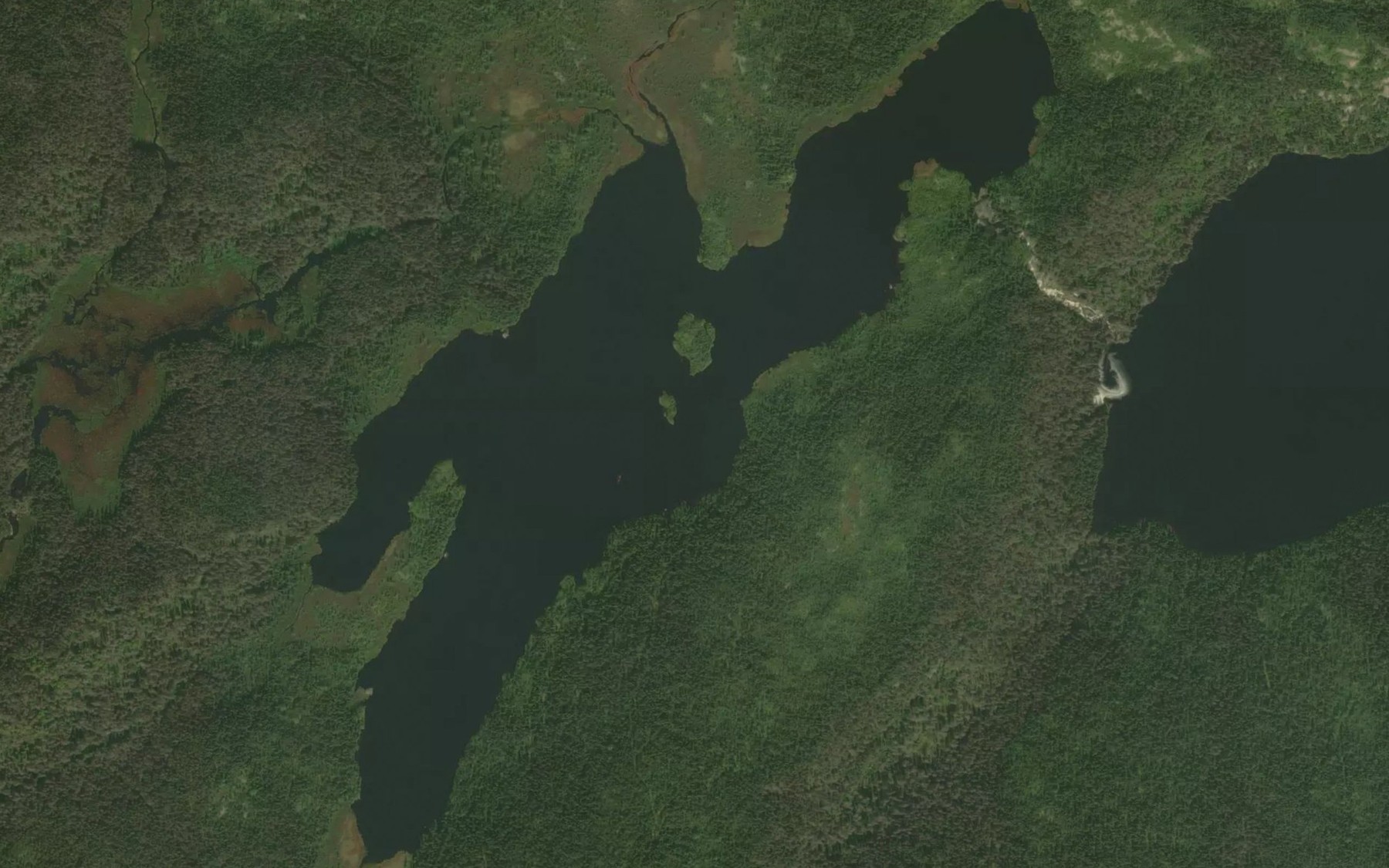 Satellite map of the Lac du Campement Dernier