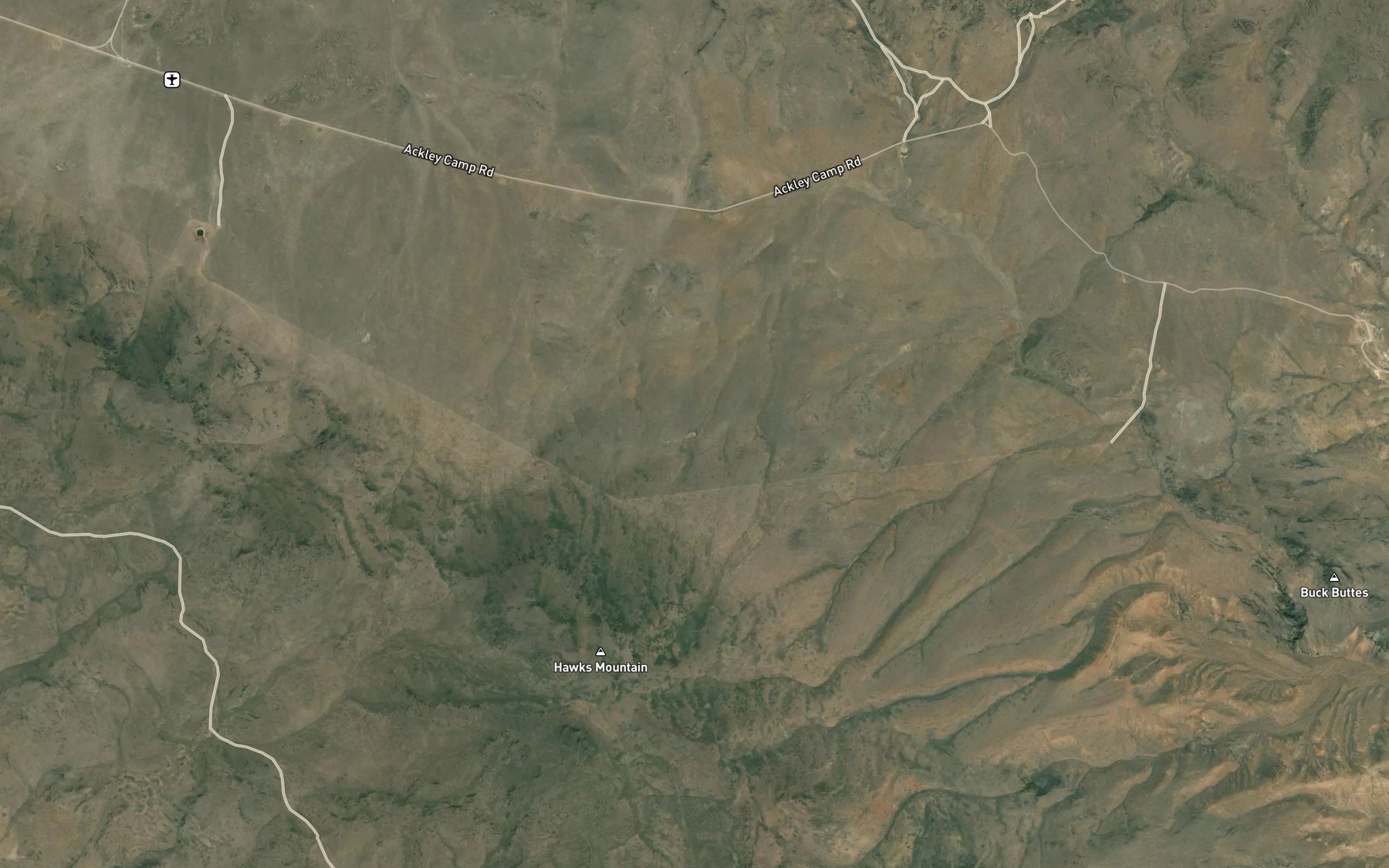 Satellite map of the Ham Waterhole