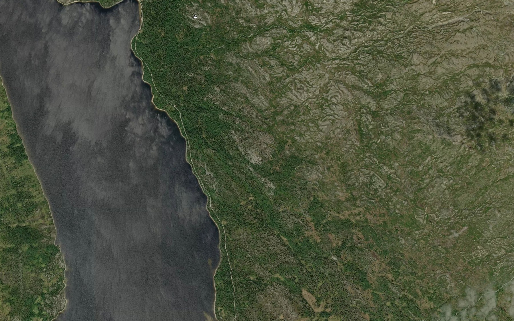 Satellite map of the Halvveisbekken
