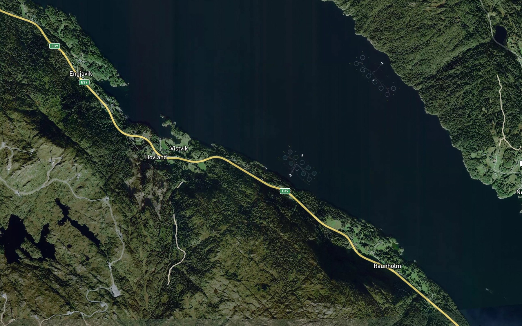 Satellite map of the Dorevika