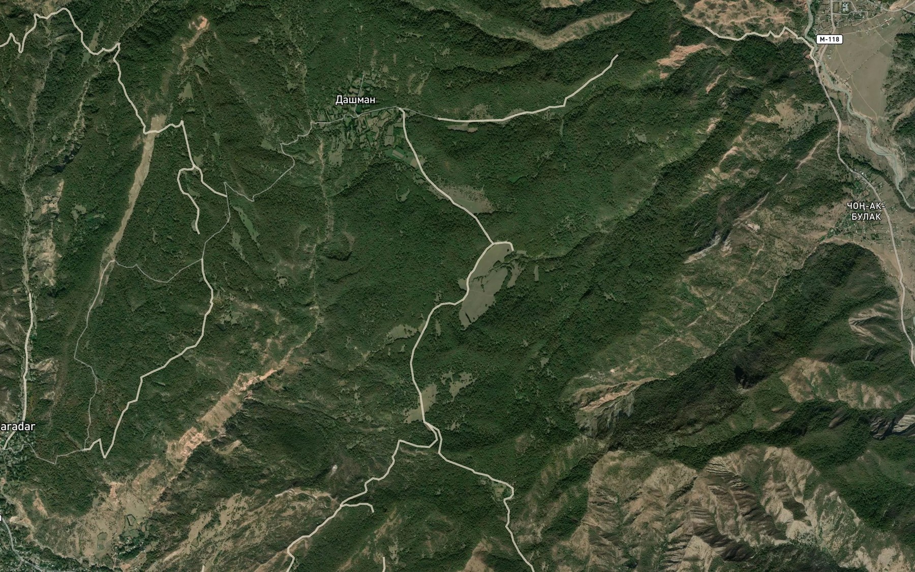 Satellite map of the Rodnik Seget