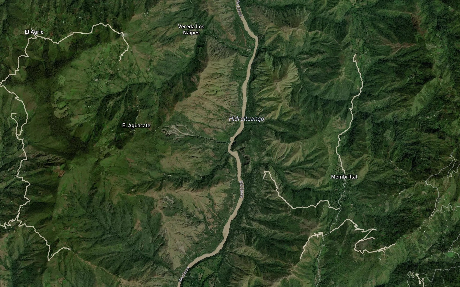 Satellite map of the Canada Paso