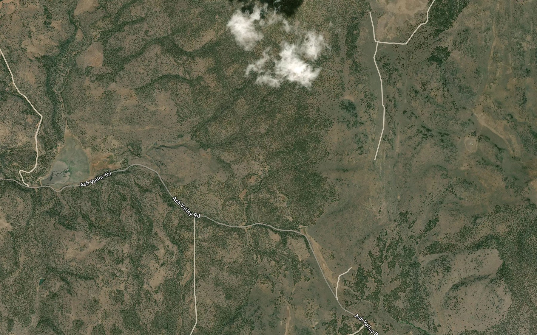 Satellite map of the Tanner Spring
