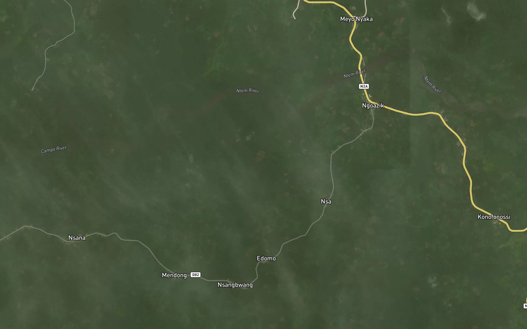 Satellite map of the Maza Woumou