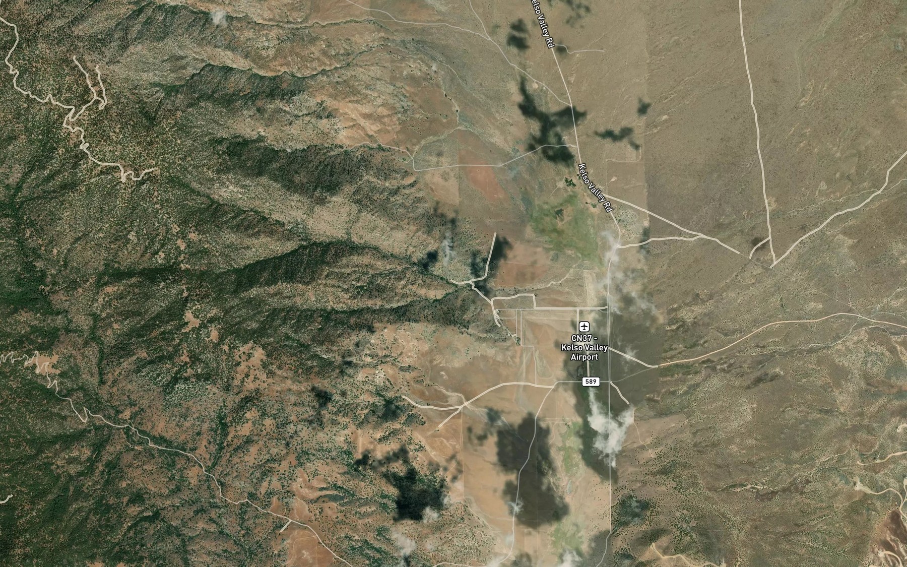 Satellite map of the Quail Spring