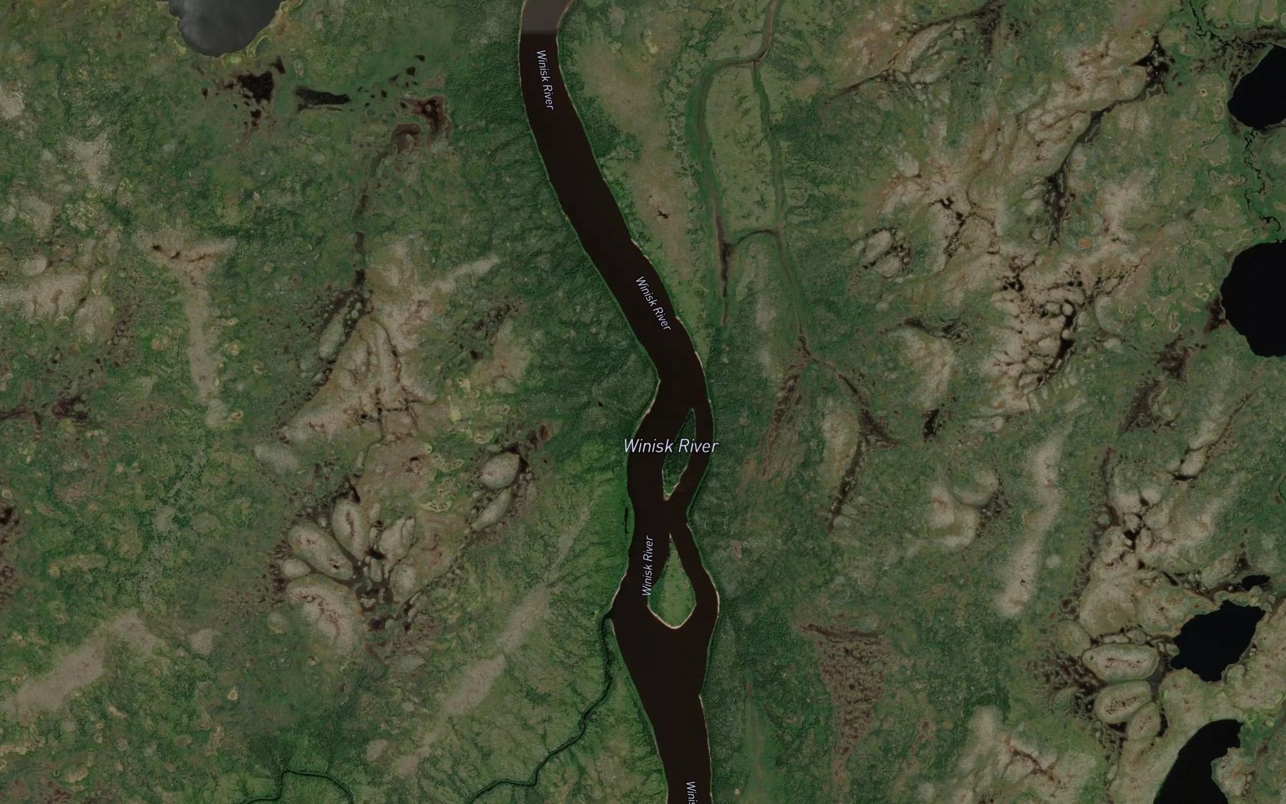 Satellite map of the Banipatau Creek