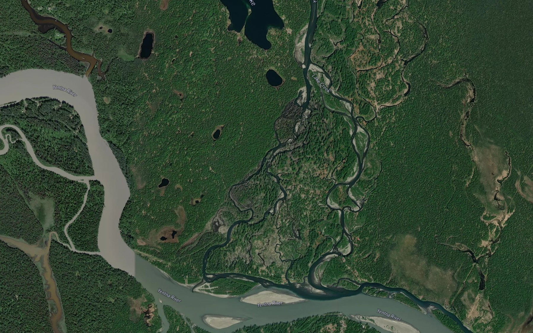 Satellite map of the Ch'atanil'ut
