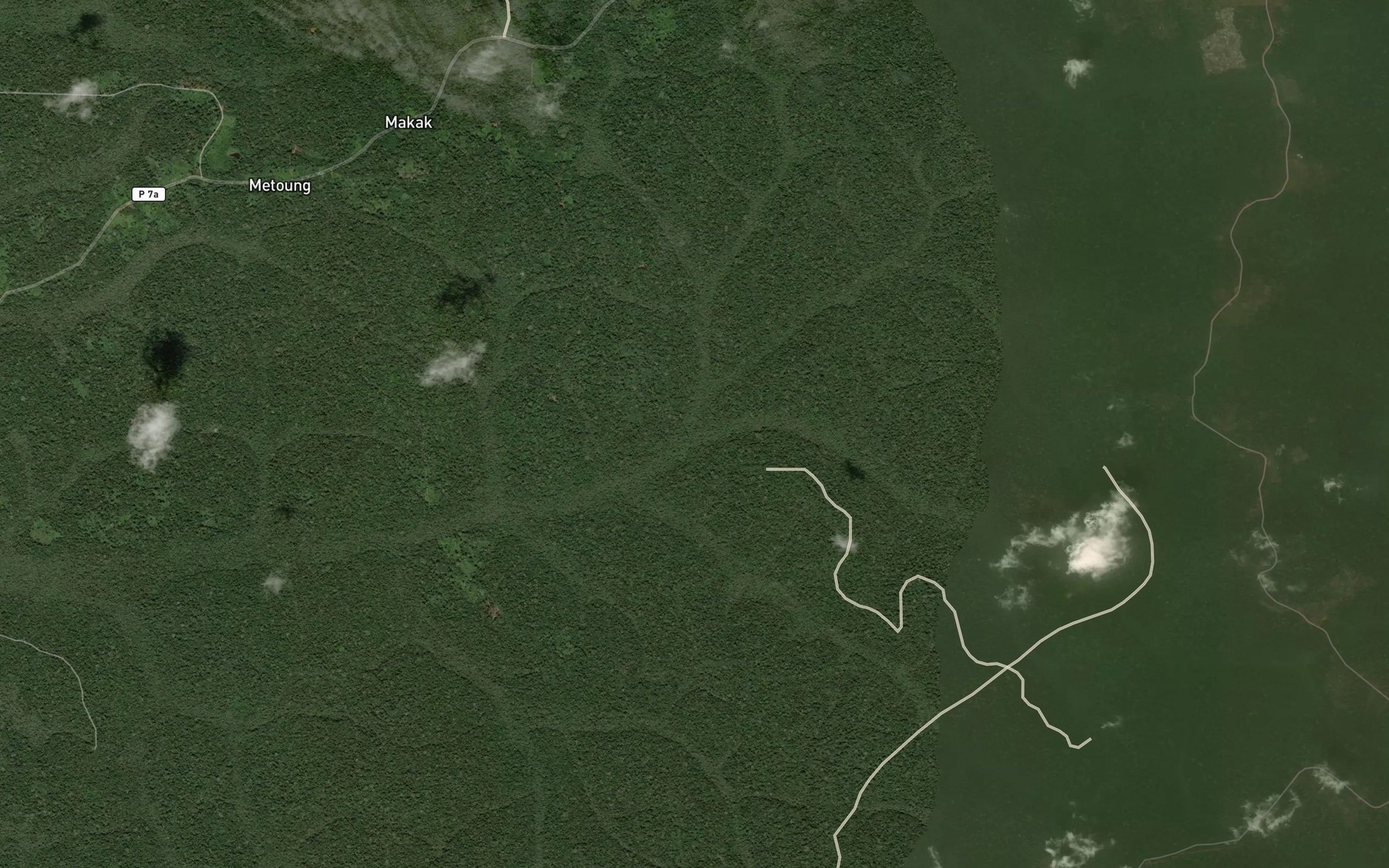Satellite map of the Mwaminkon
