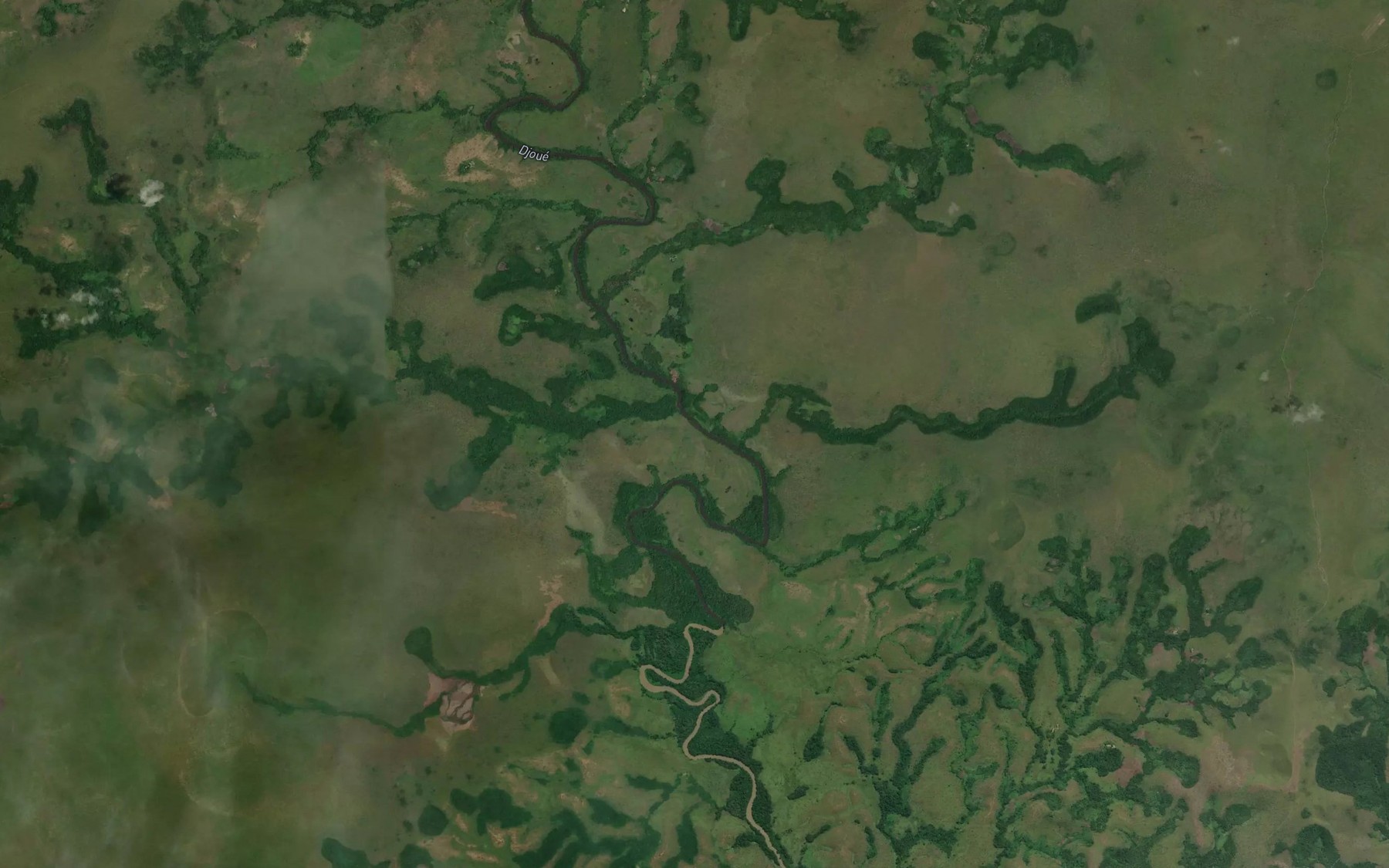 Satellite map of the Gebali