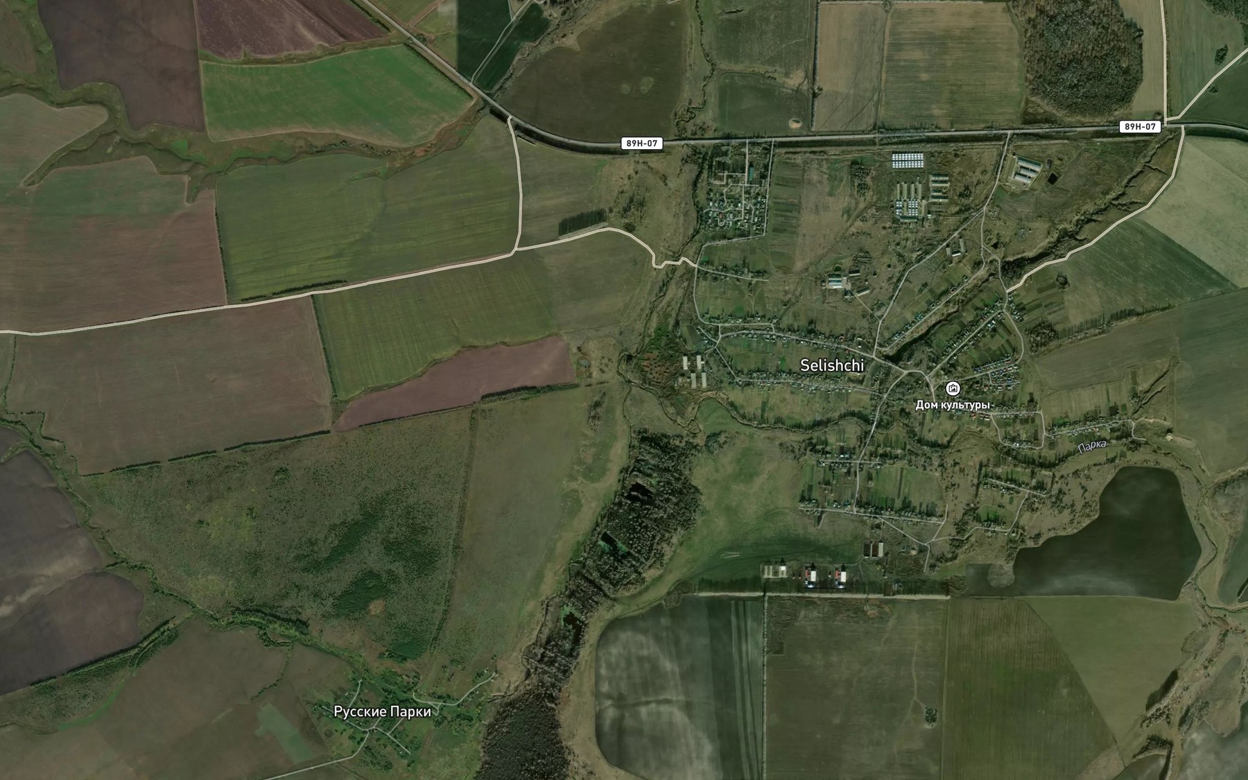 Satellite map of the Ureyka
