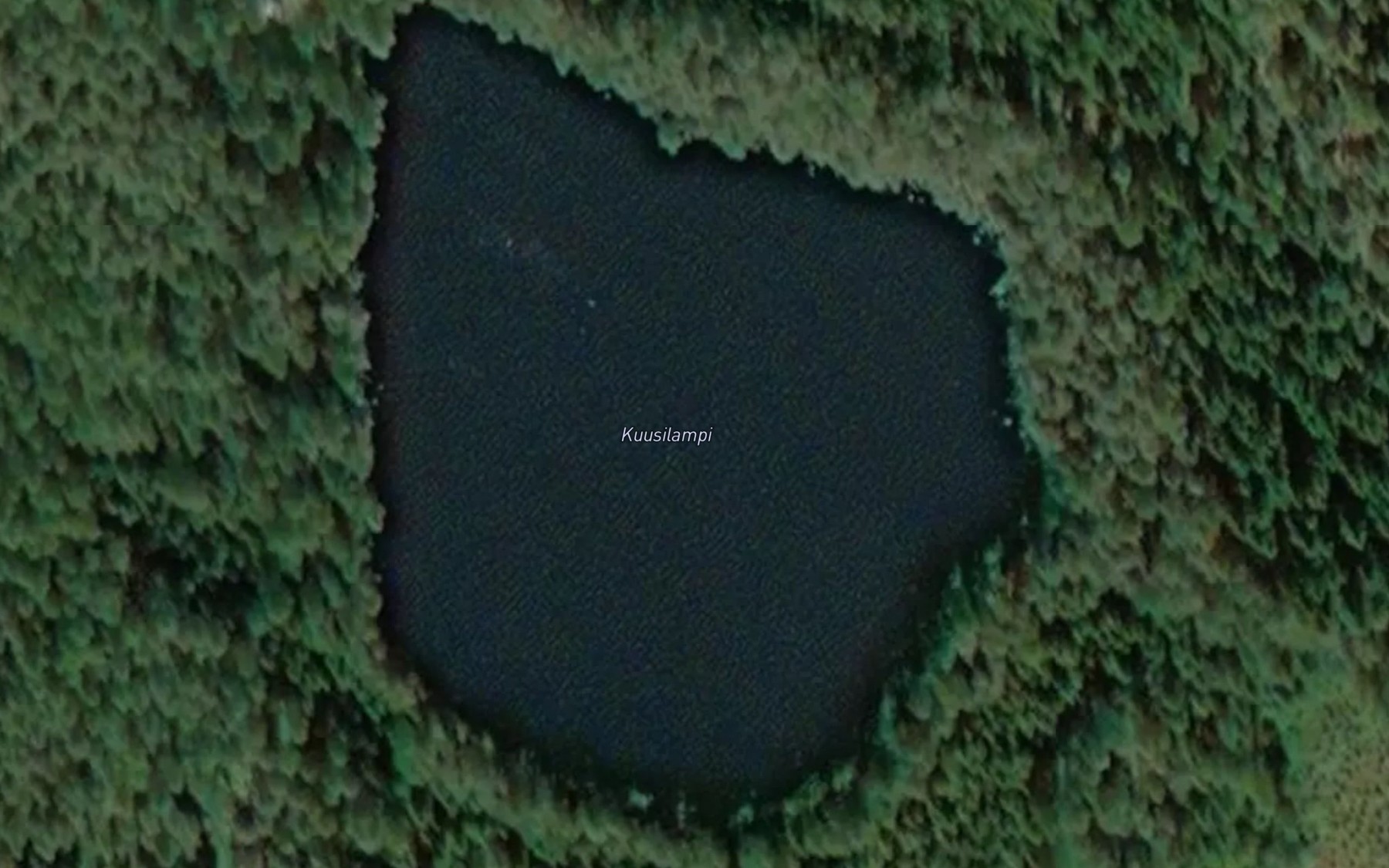 Satellite map of the Kuusilampi