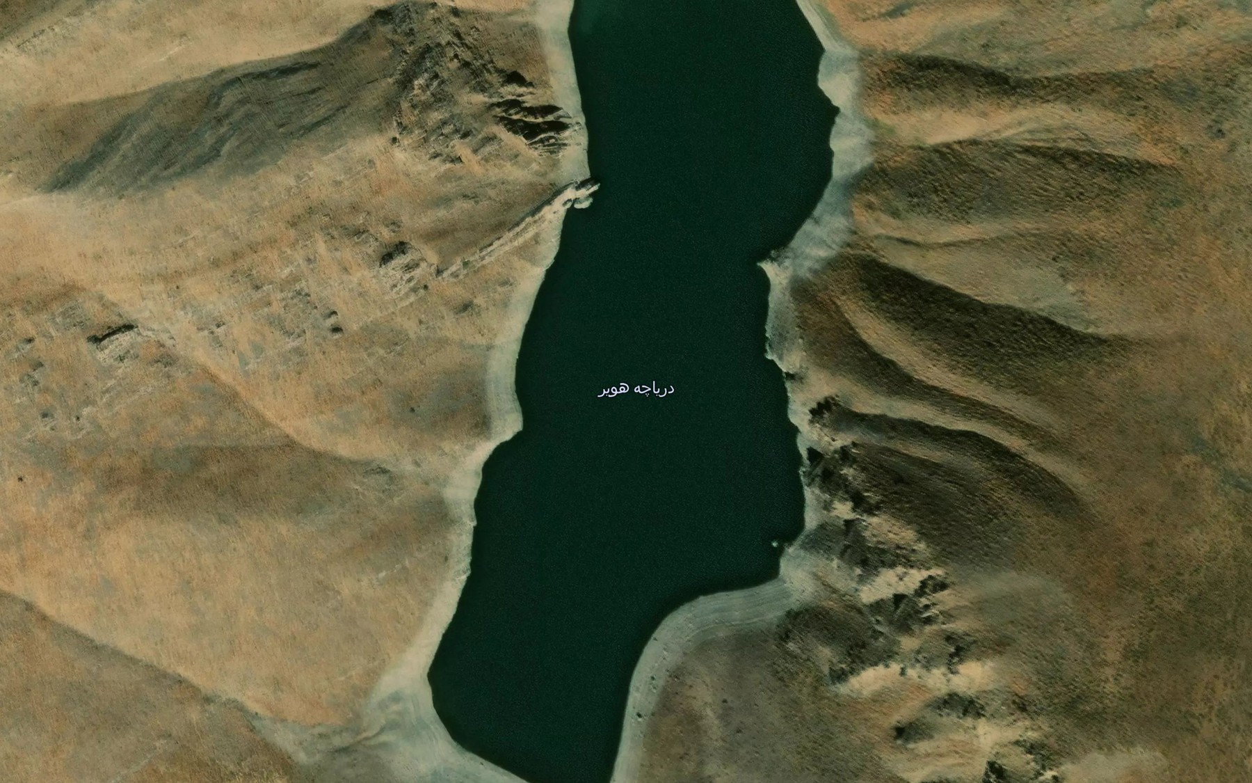 Satellite map of the Daryacheh-ye Havir