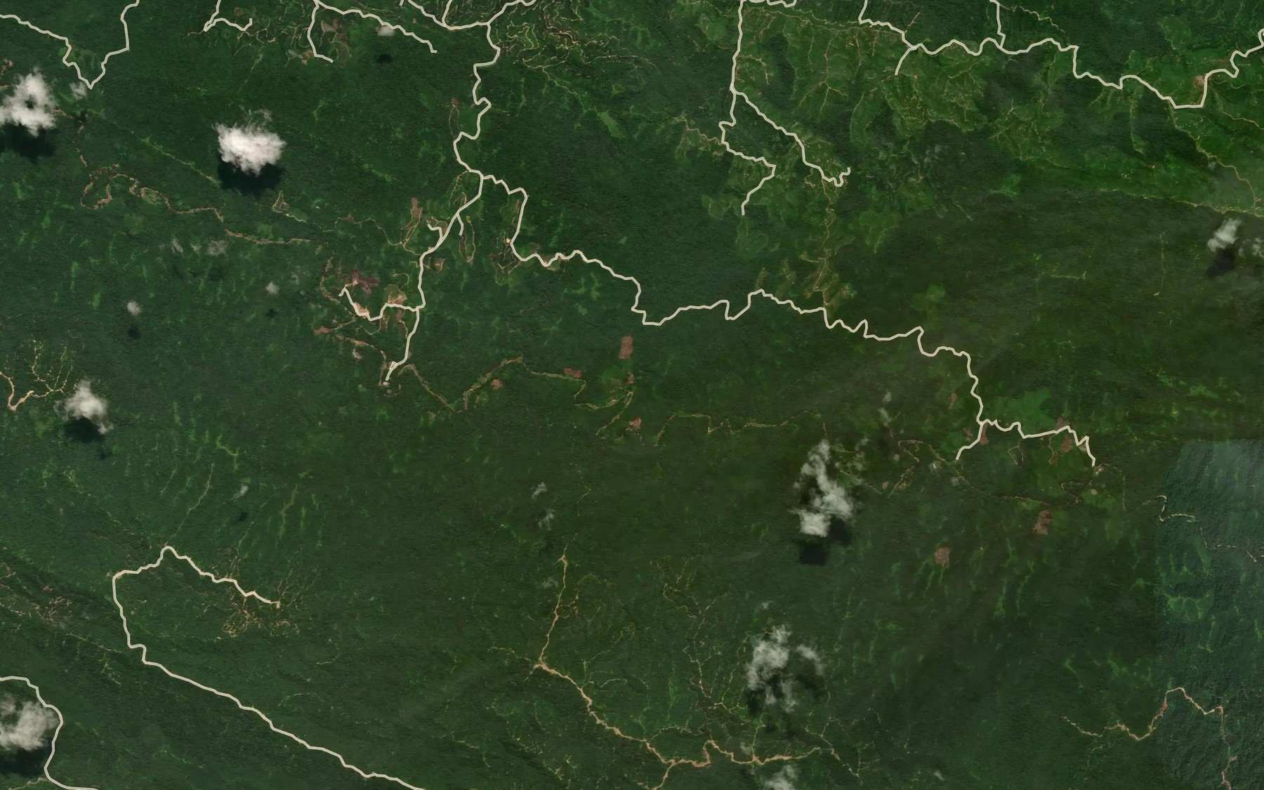 Satellite map of the Sungai Rusan