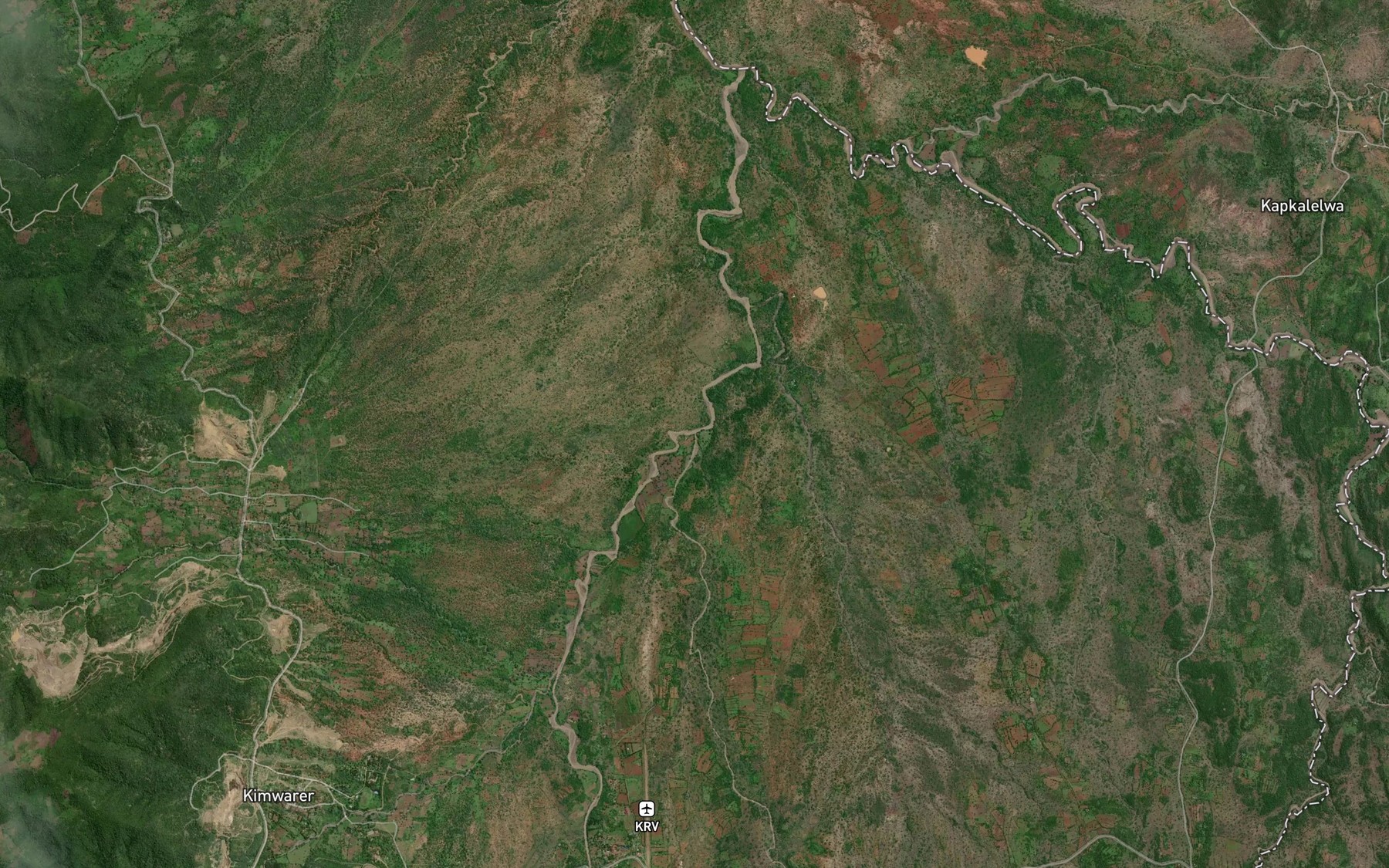 Satellite map of the Mogorua