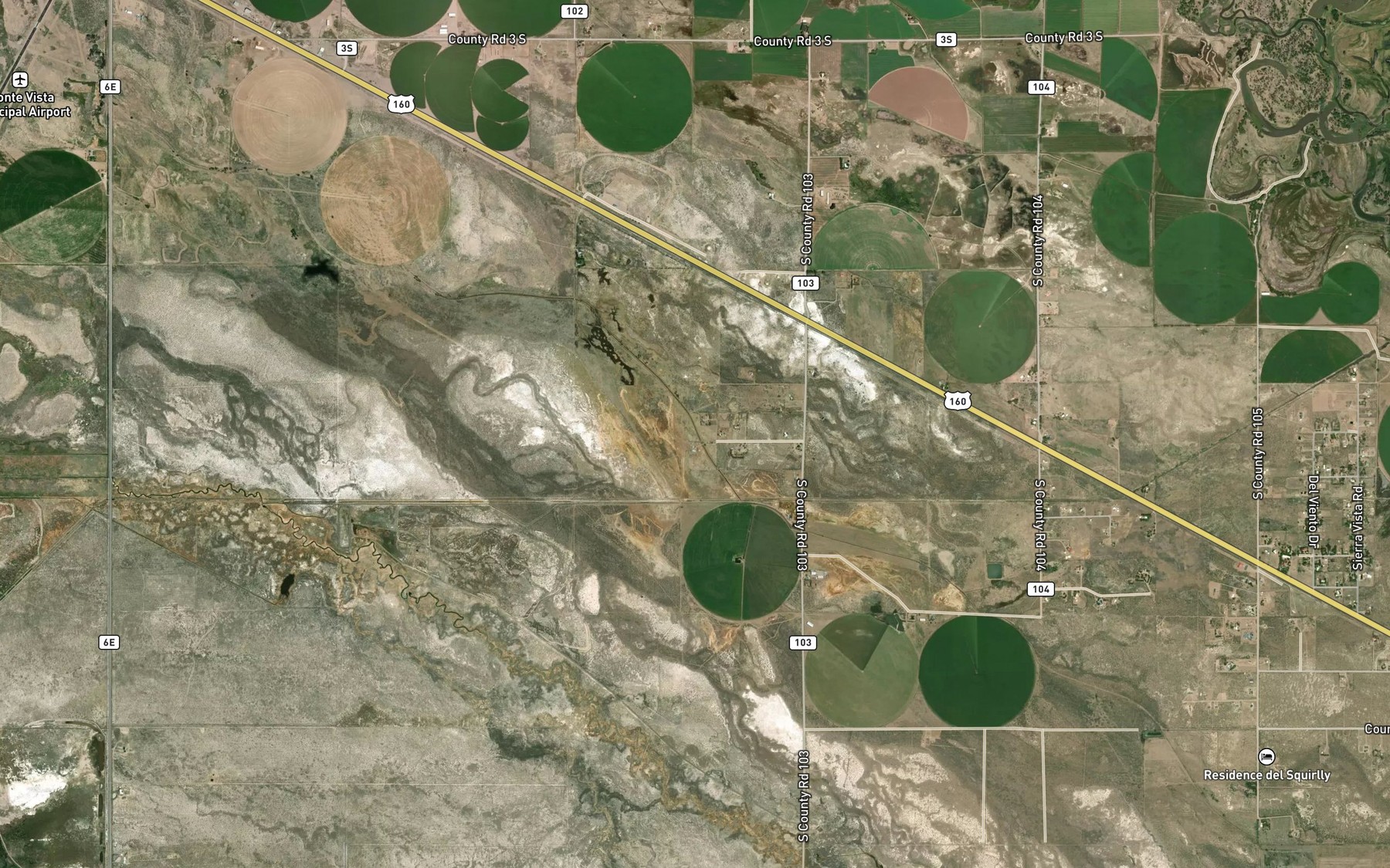 Satellite map of the Loveland Lateral