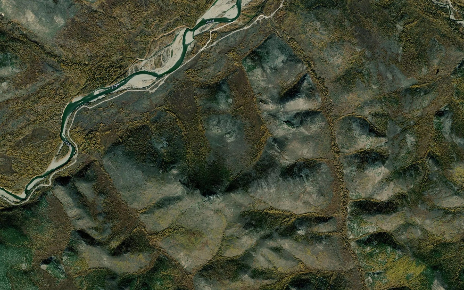 Satellite map of the Ayupya