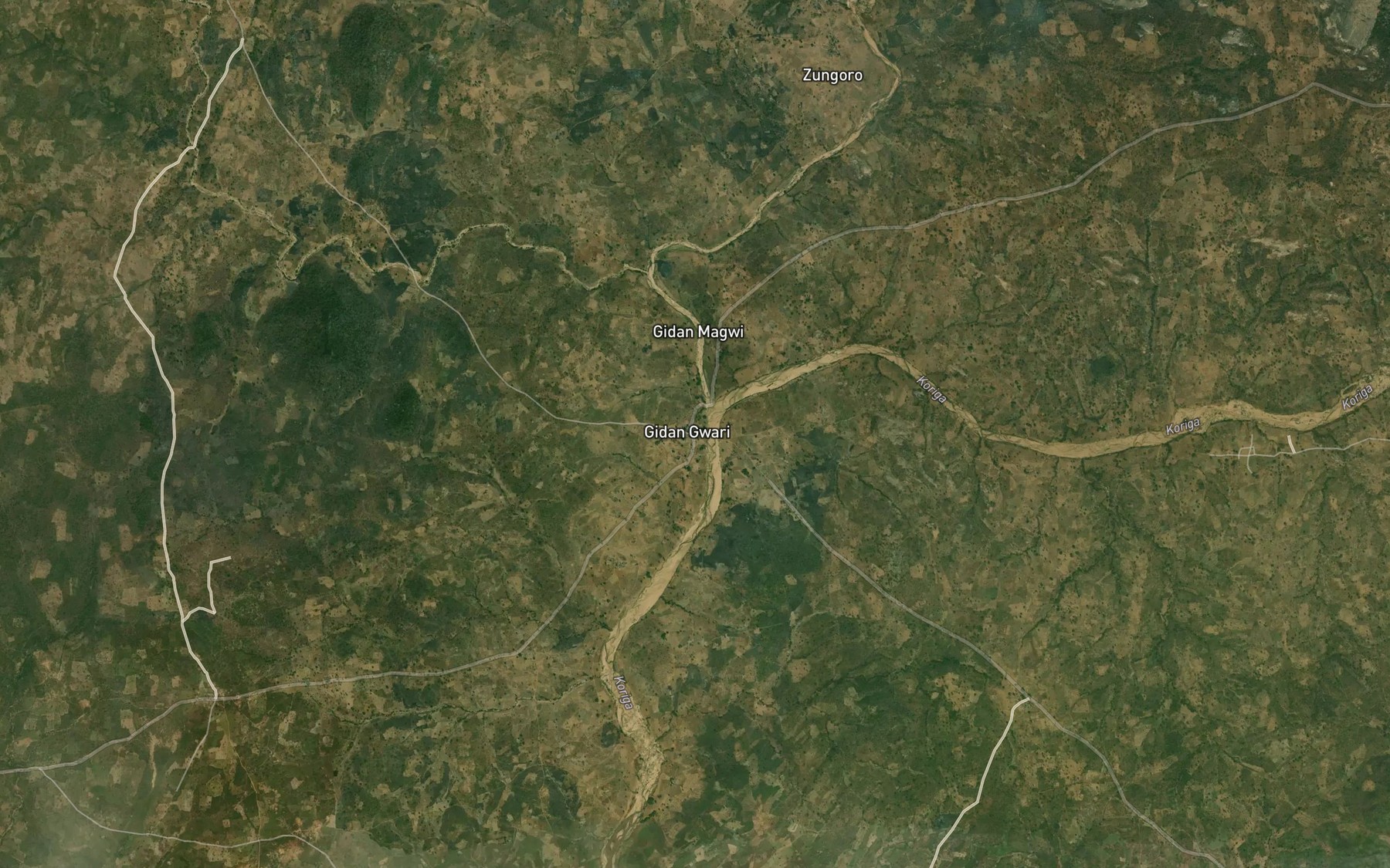 Satellite map of the River Getamiya