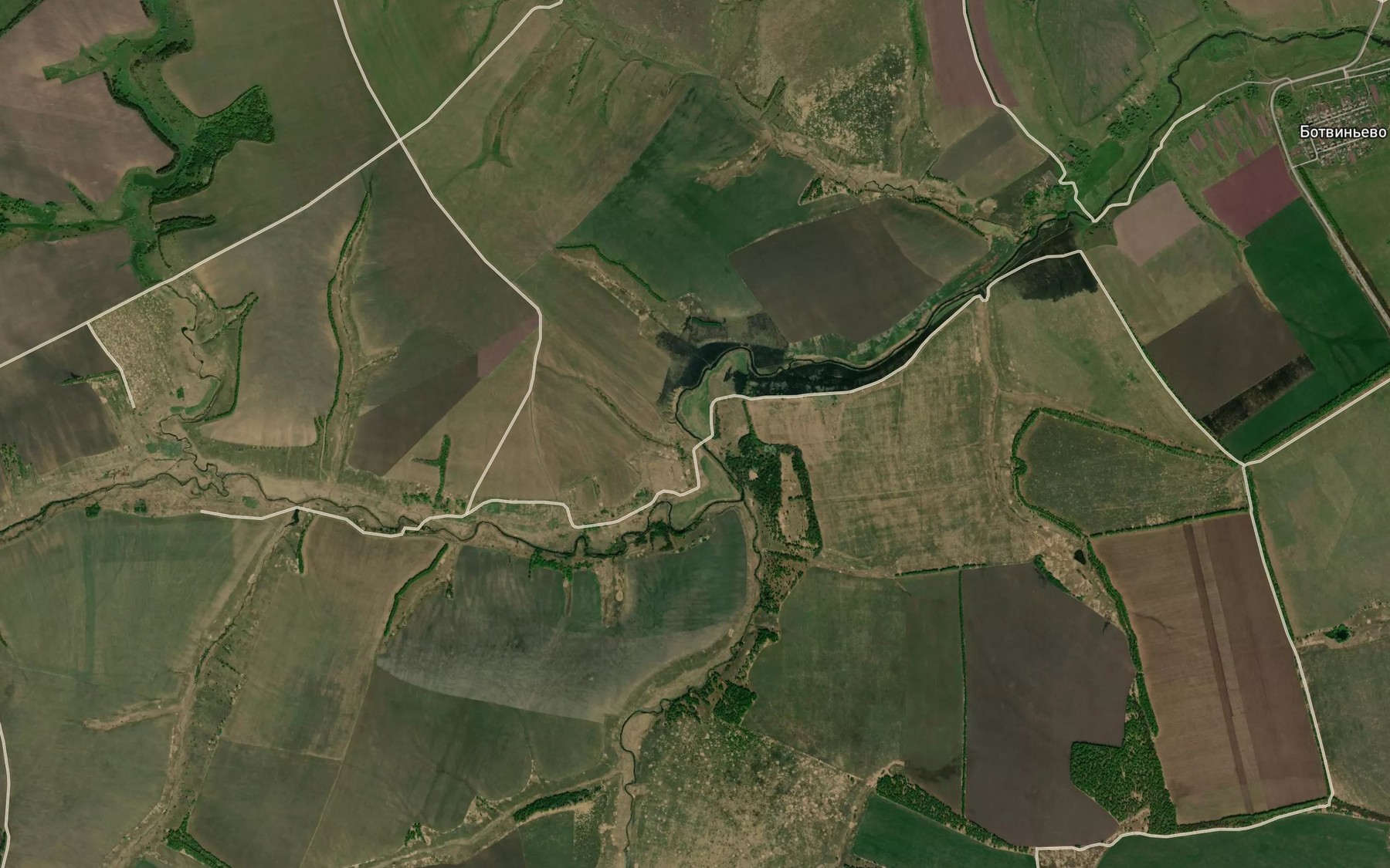 Satellite map of the Zheleznista