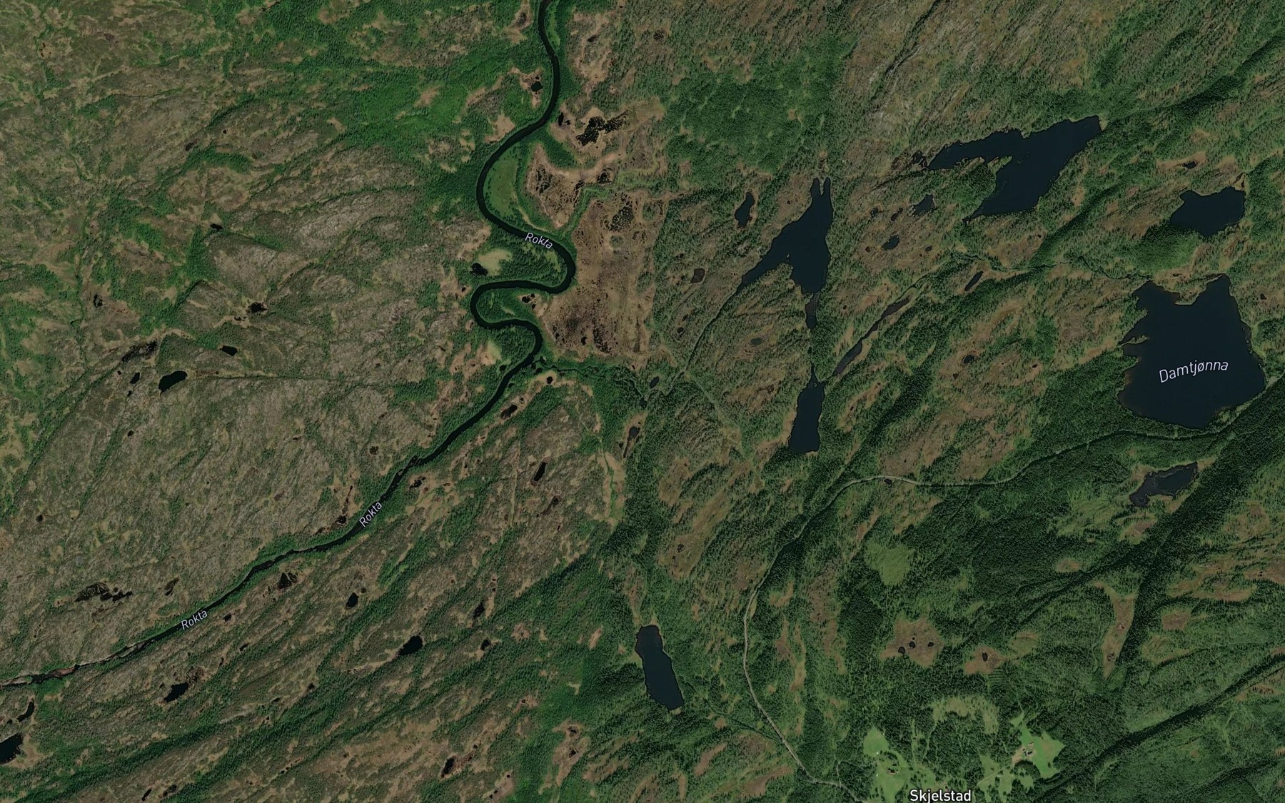 Satellite map of the Firkantipola