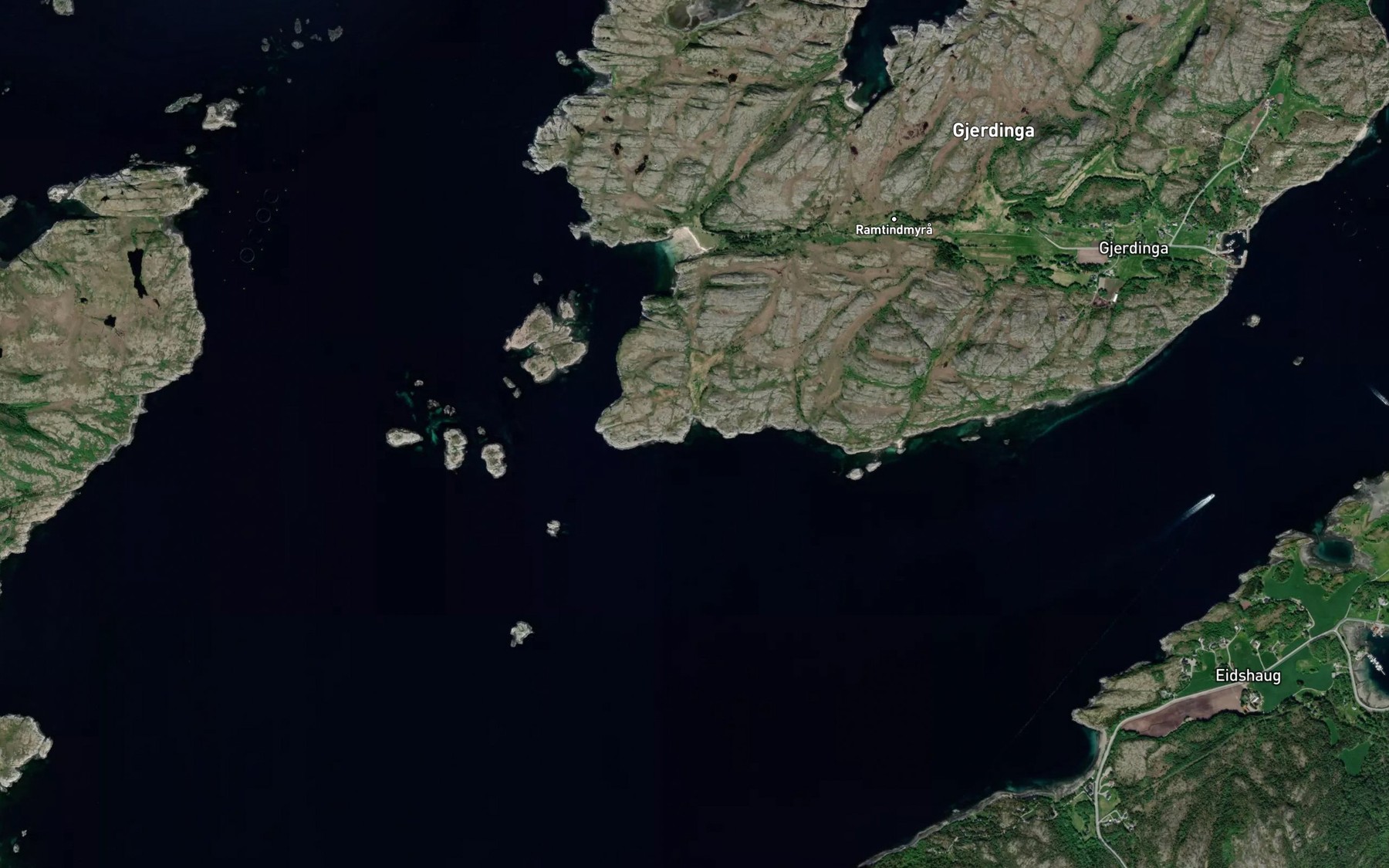 Satellite map of the Stor-Breivika