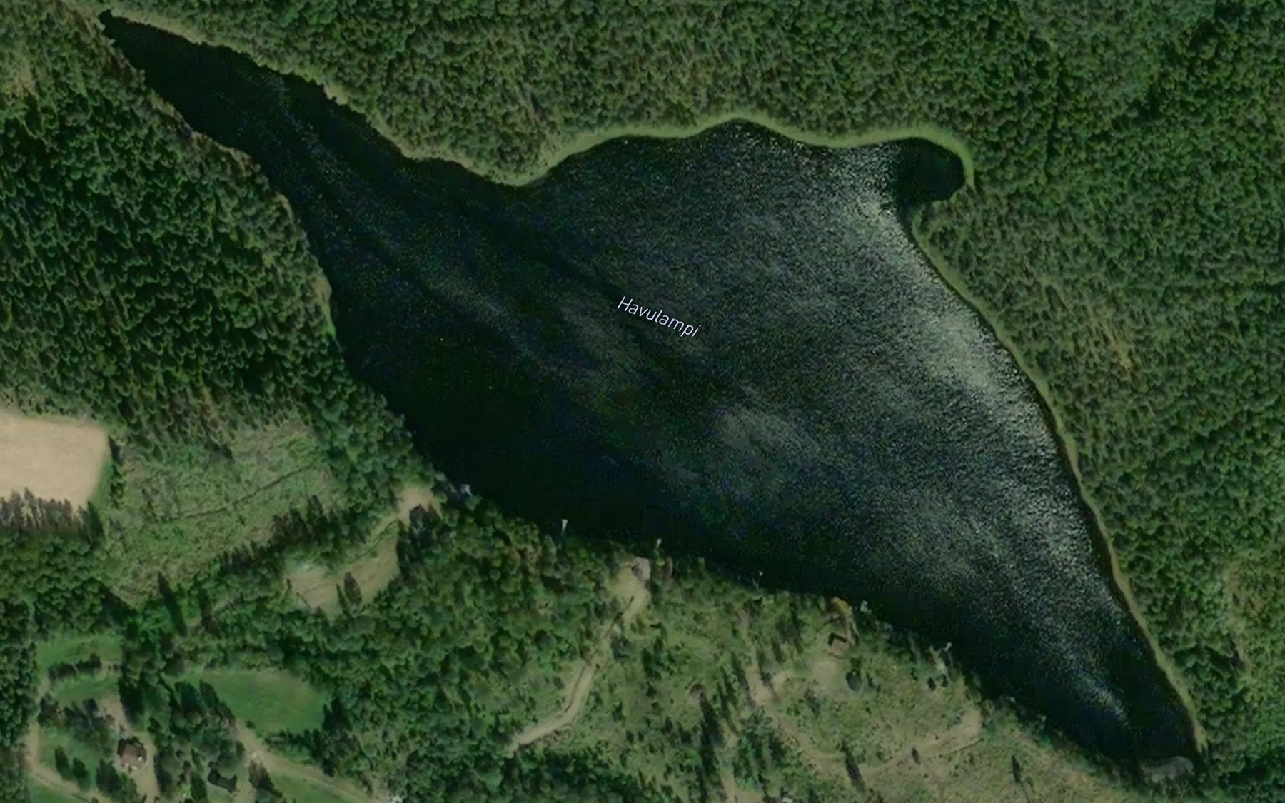 Satellite map of the Havulampi