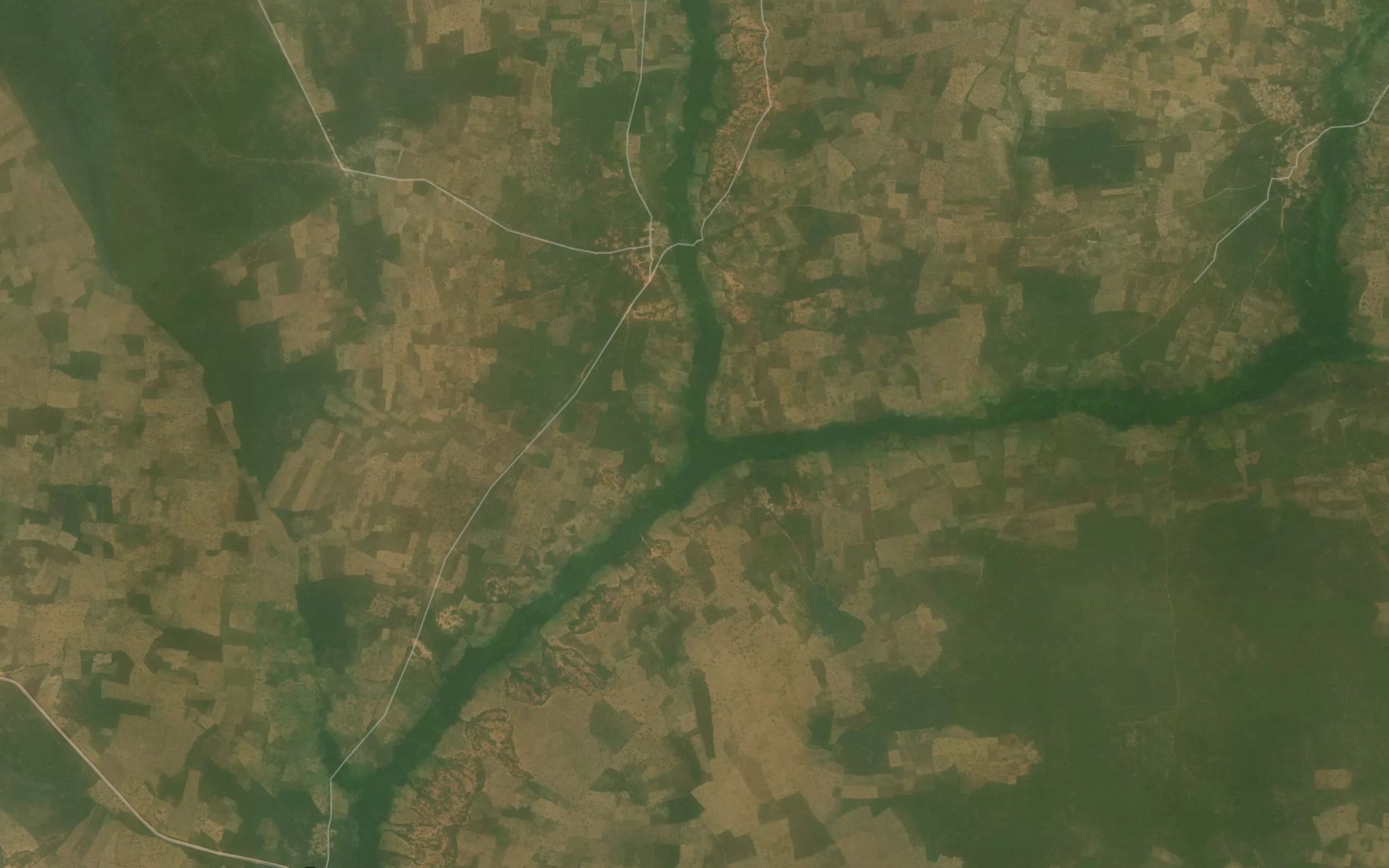 Satellite map of the River Yunko