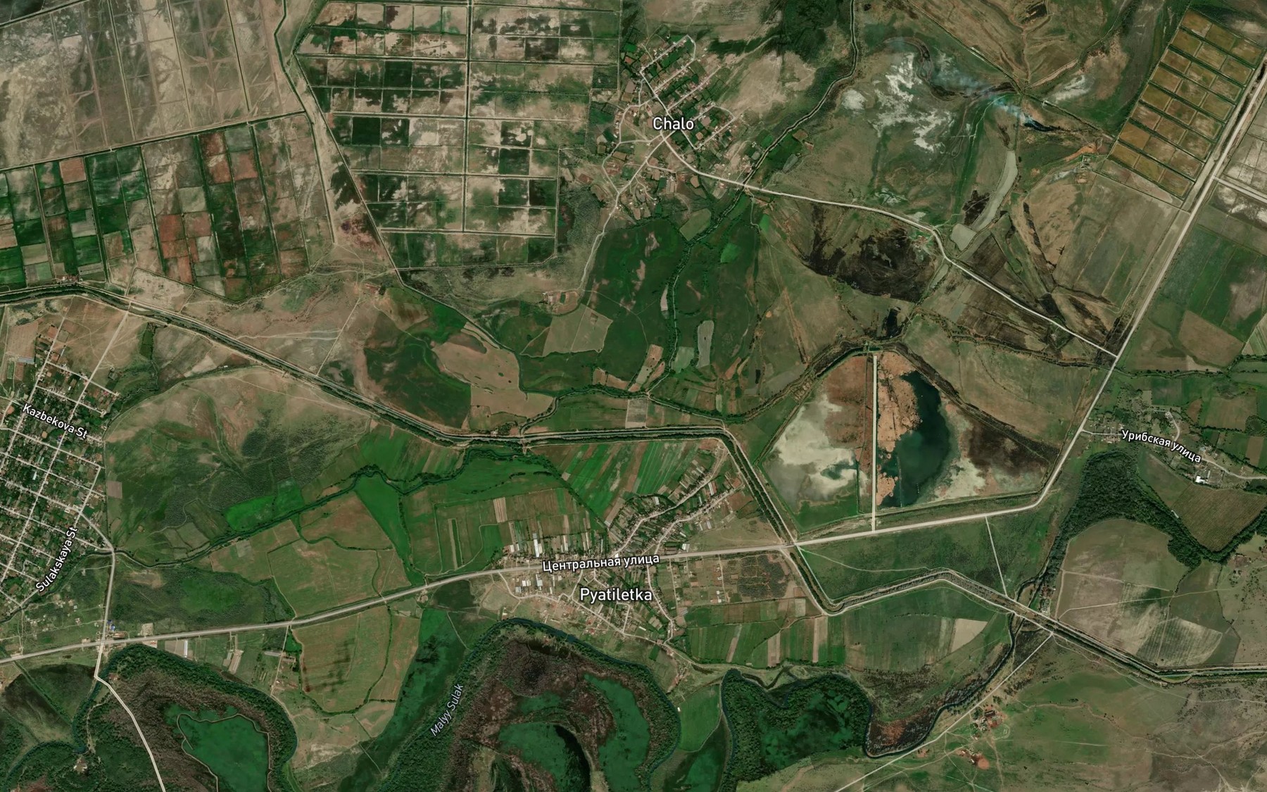 Satellite map of the Kanal Tal'ma