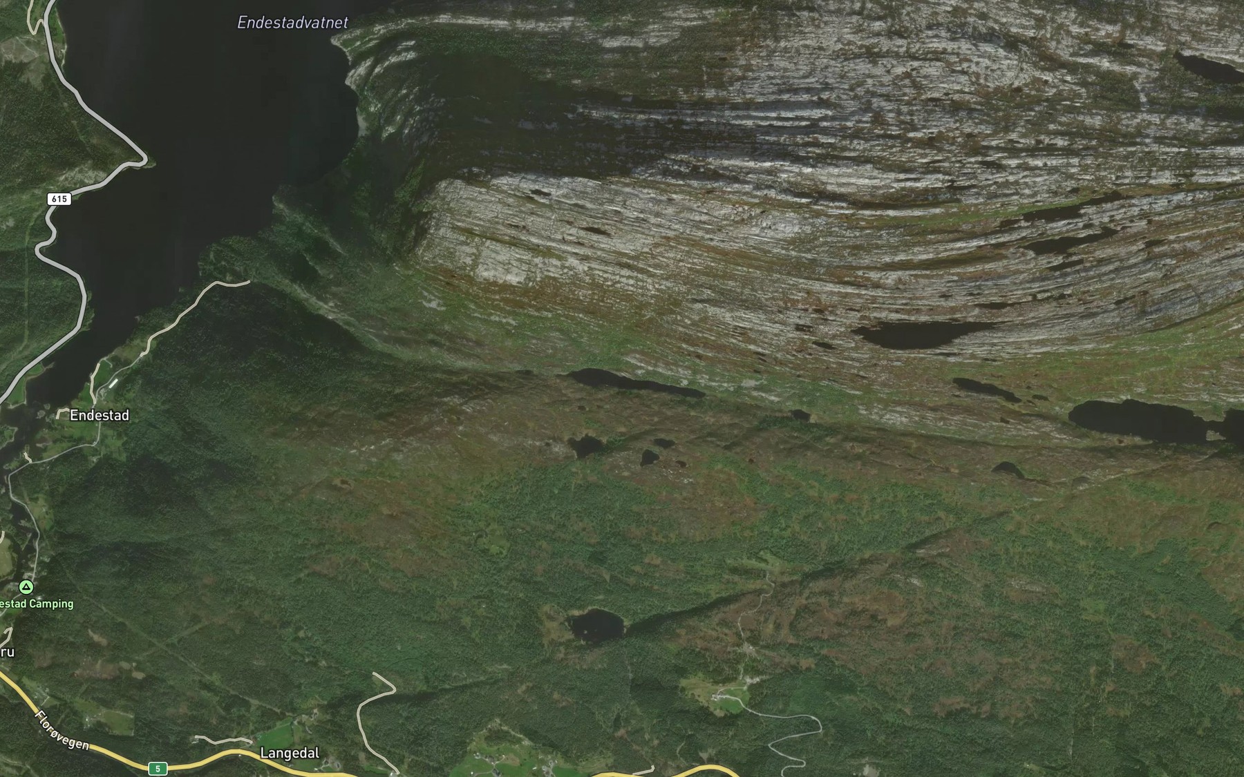 Satellite map of the Torsvatnet