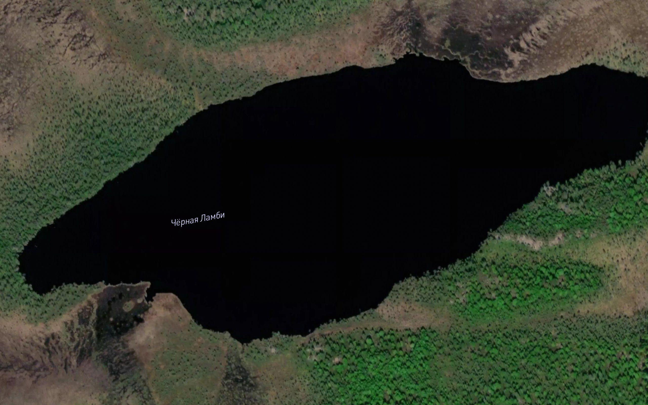 Ozero Chernaya Lambi