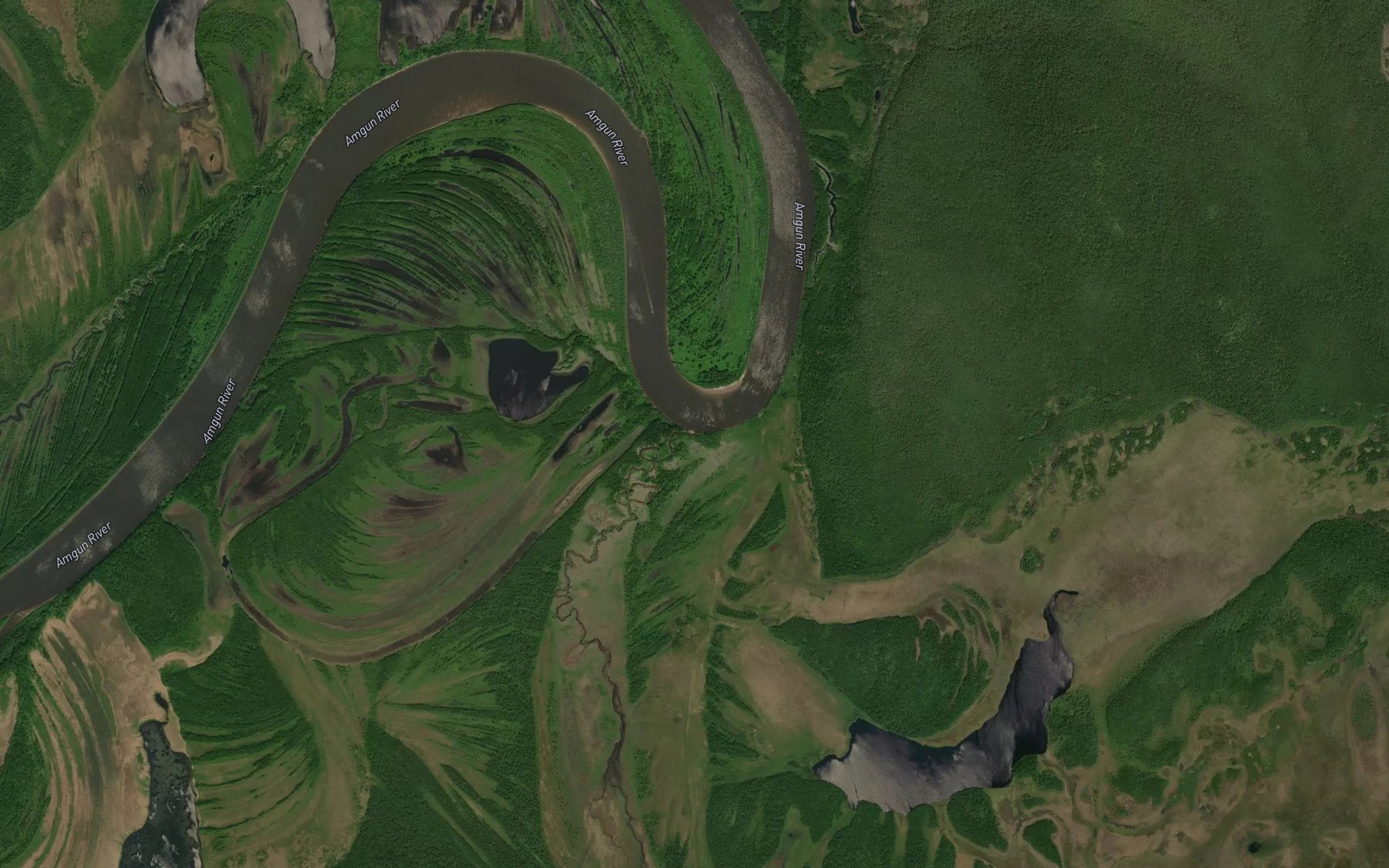 Satellite map of the Ulititkan