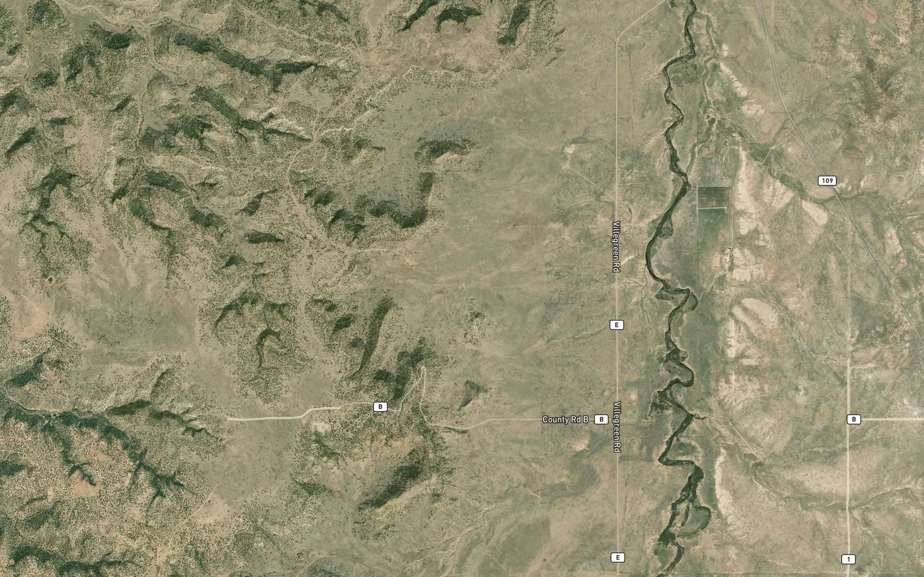 Satellite map of the Lemley Pond