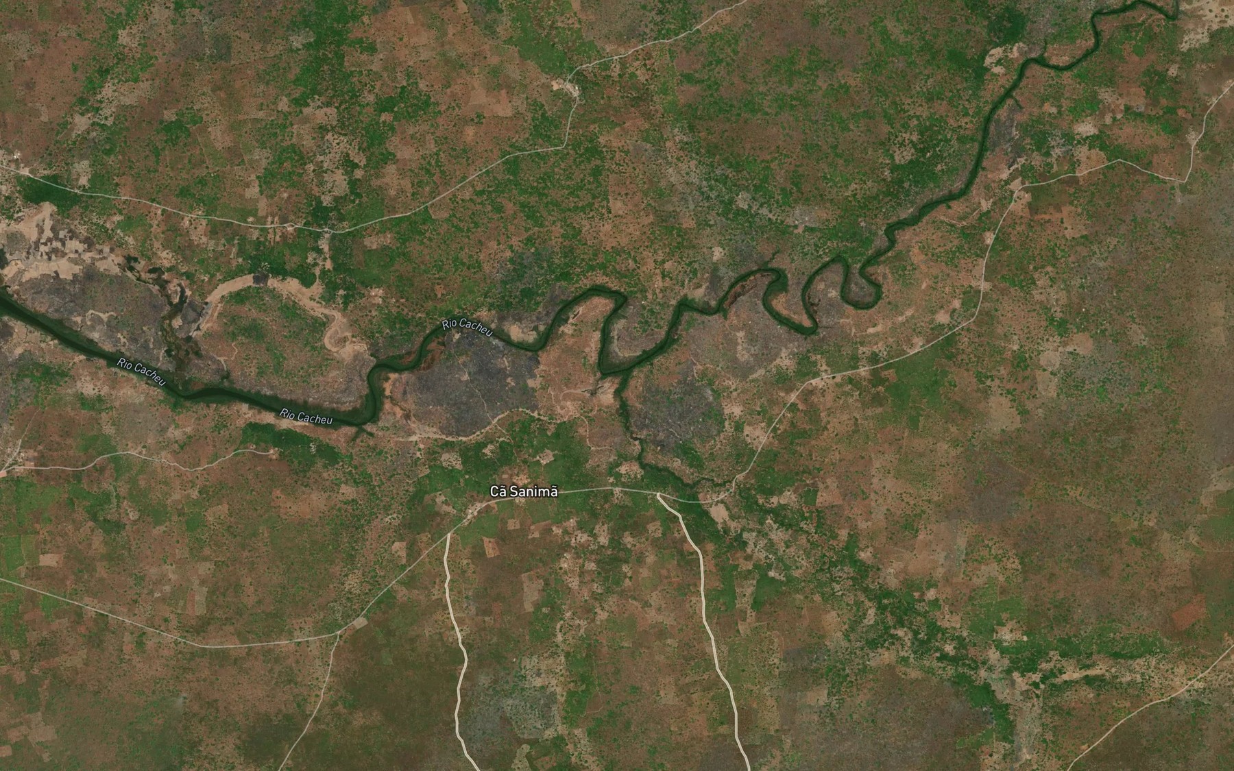 Satellite map of the Rio de Farancunda