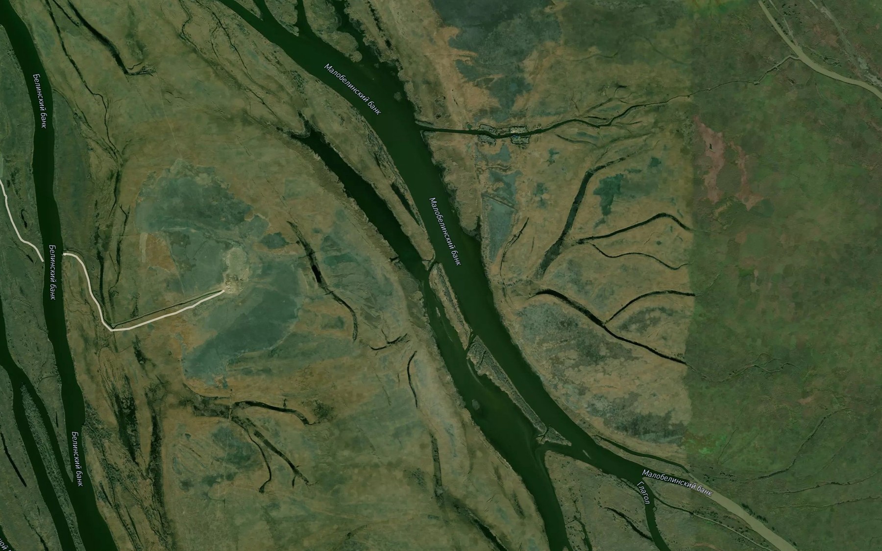Satellite map of the Malobelinskiy Bank