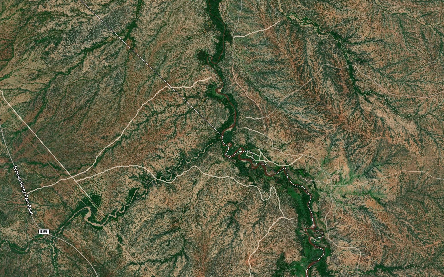 Satellite map of the Weiwei