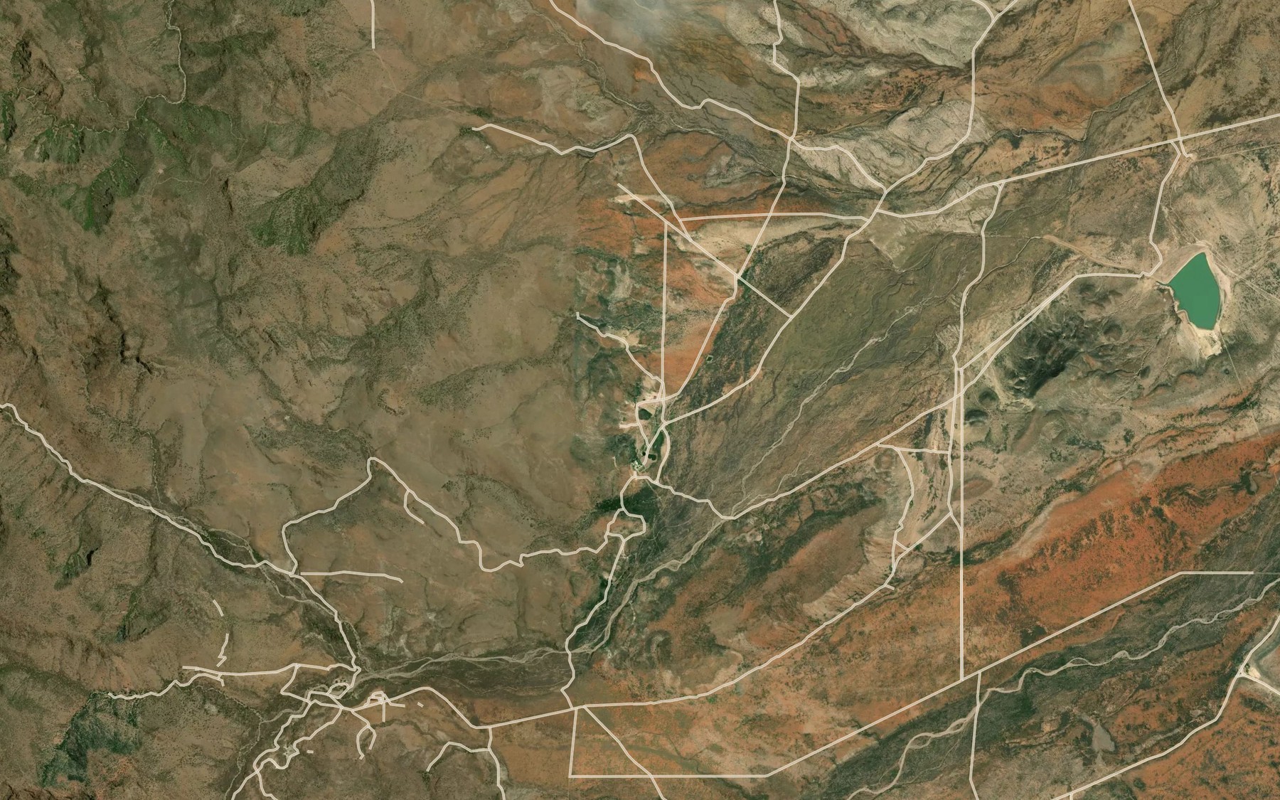 Satellite map of the Willow Spring