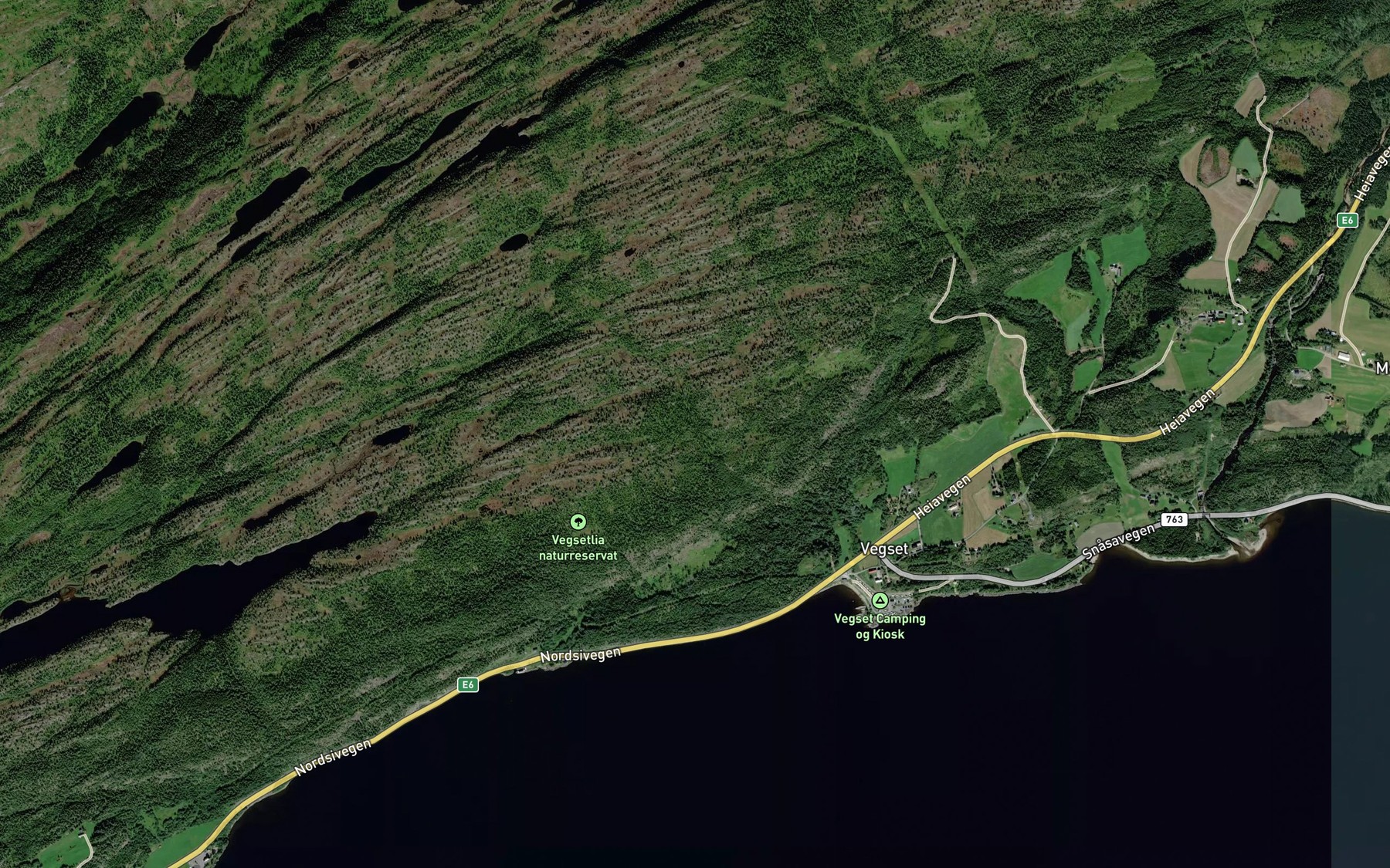 Satellite map of the Midtigardsbekken