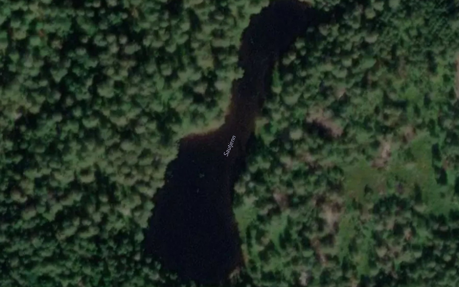 Satellite map of the Sautjenn