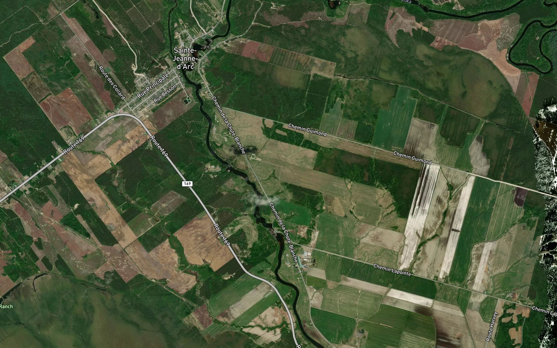 Satellite map of the Embranchement Guimond