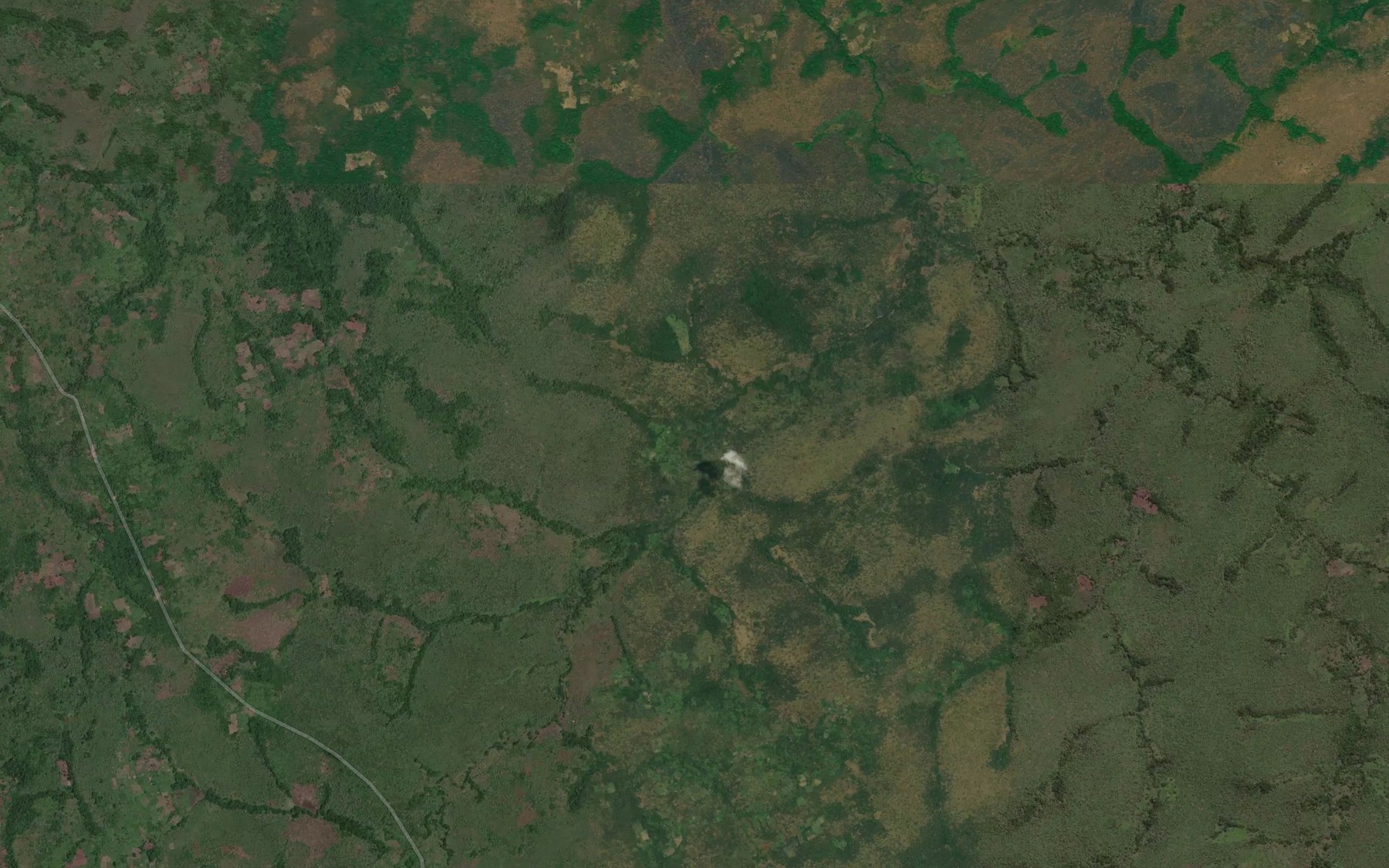 Satellite map of the Kongo