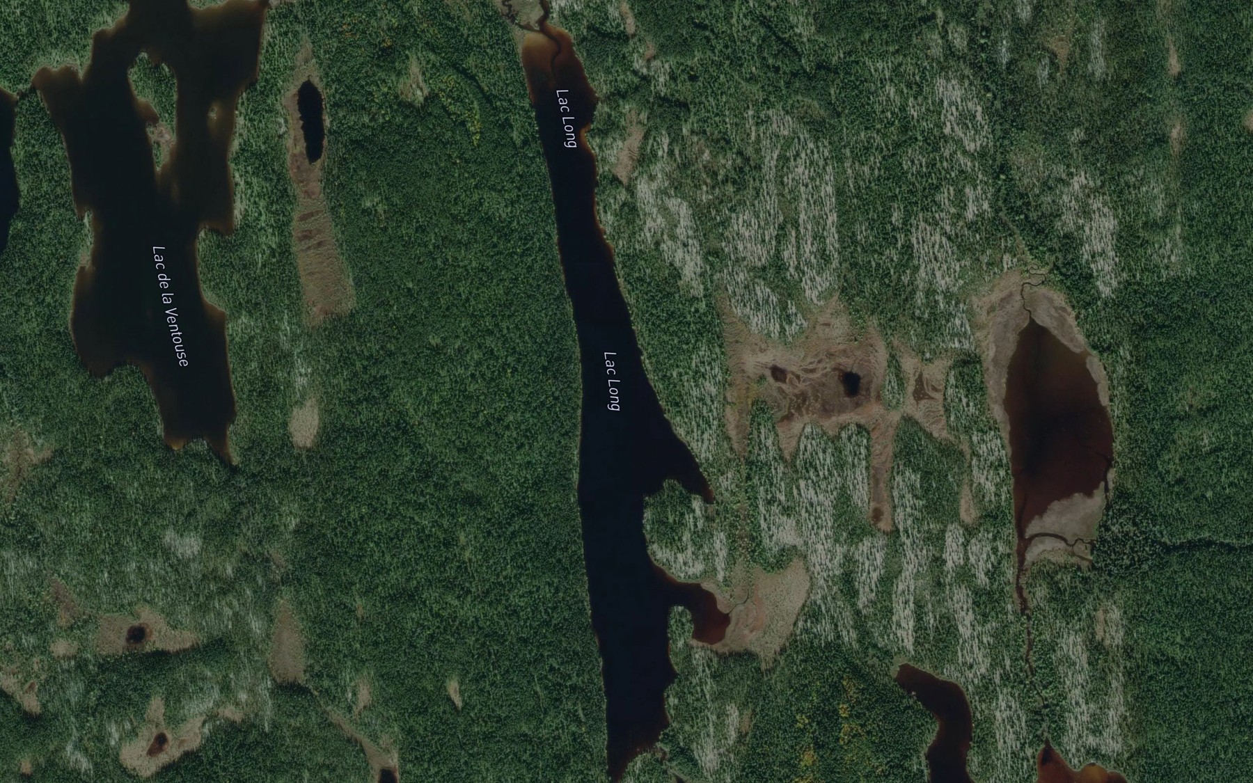 Satellite map of the Lac Long