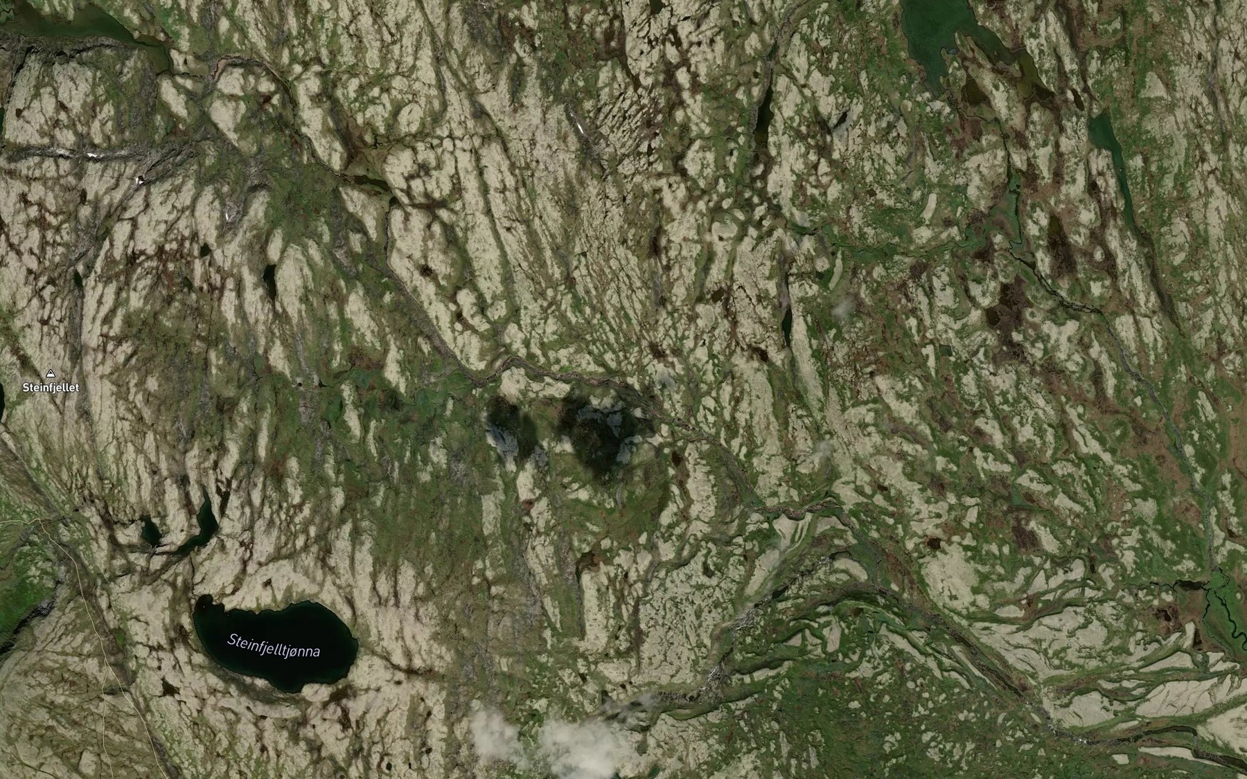 Satellite map of the Svartbekken