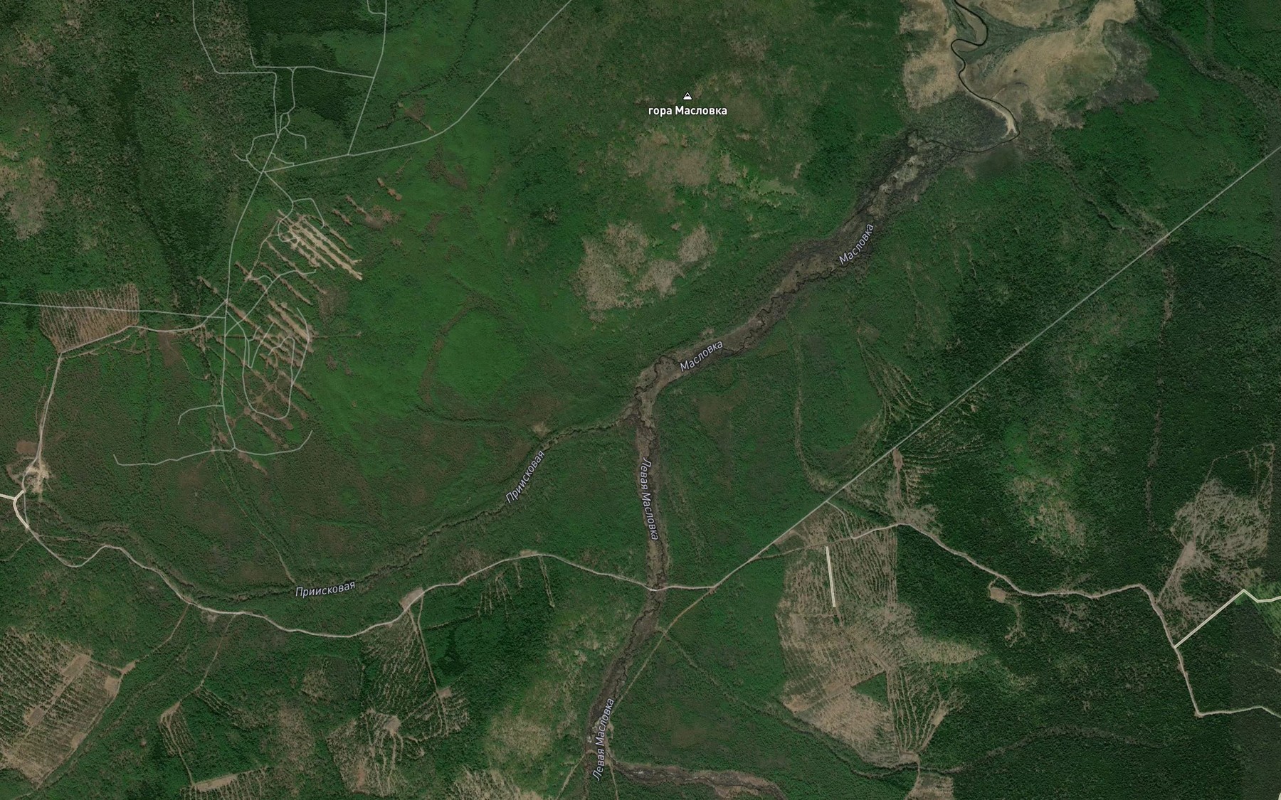 Satellite map of the Levaya Maslovka