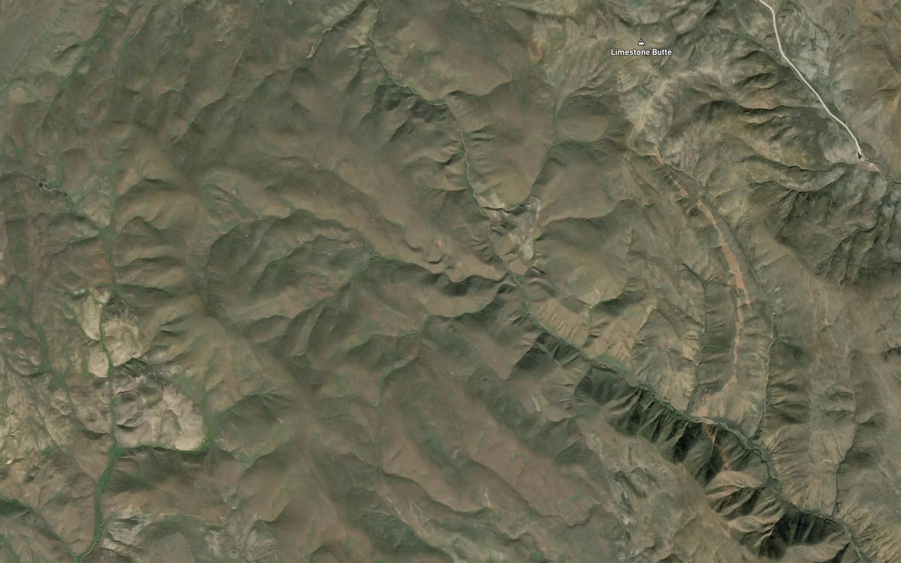 Satellite map of the Cottonwood Spring