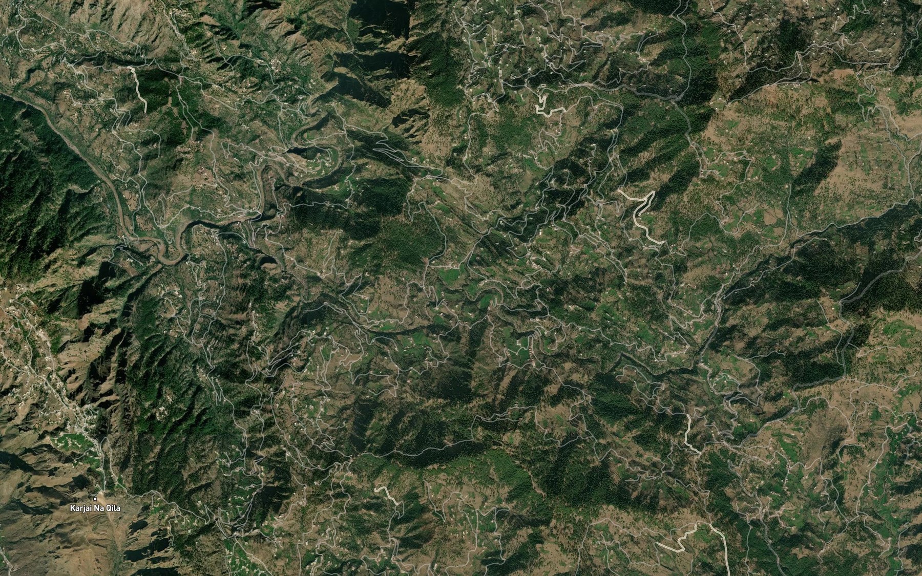 Satellite map of the Kas Ka Gura