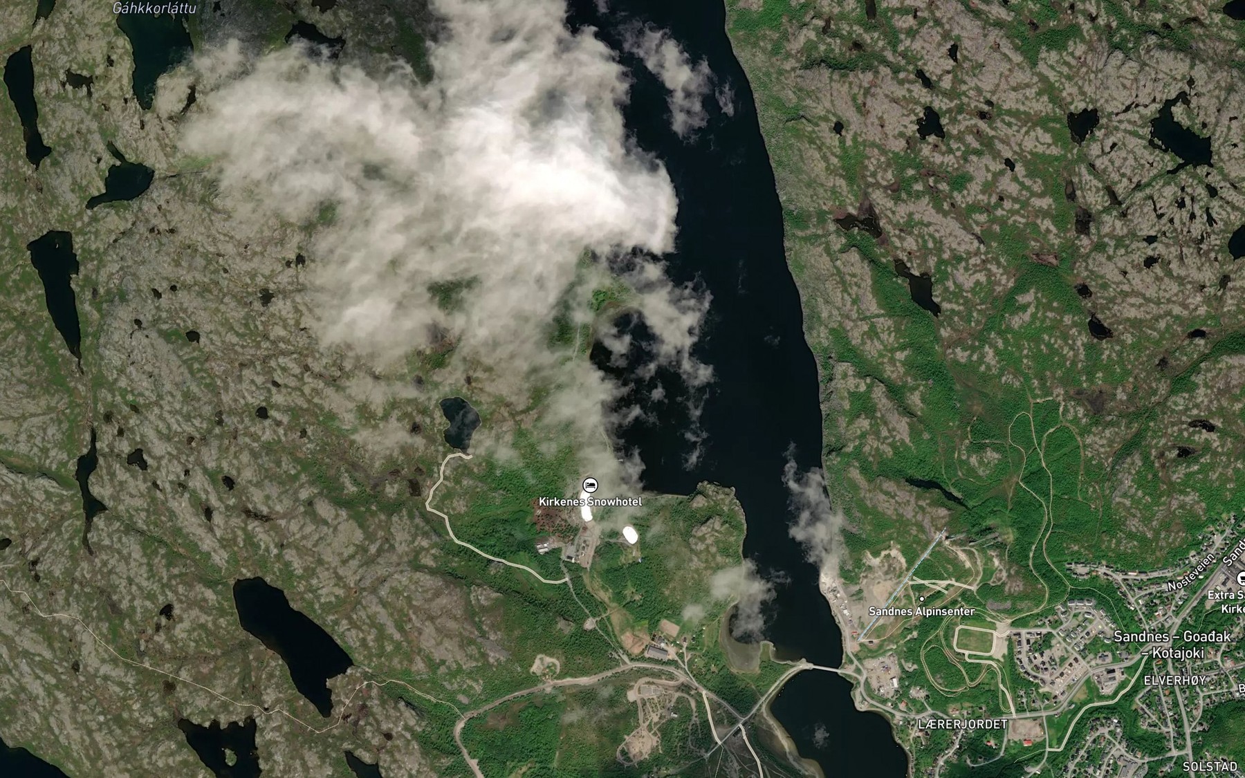 Satellite map of the Jentoftbukta