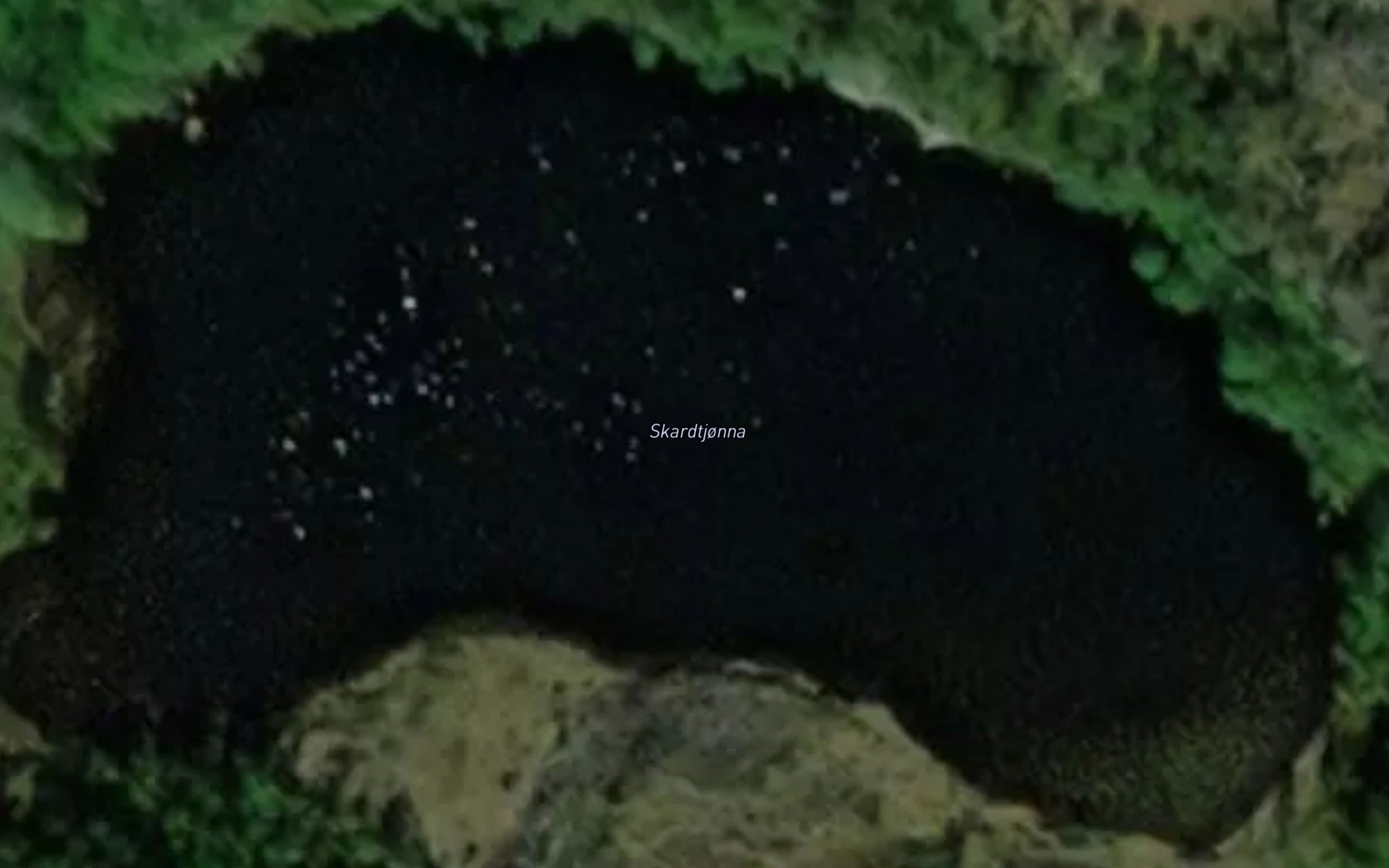 Satellite map of the Skardtjonna