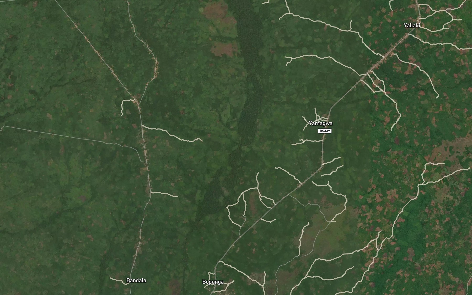 Satellite map of the Pembe