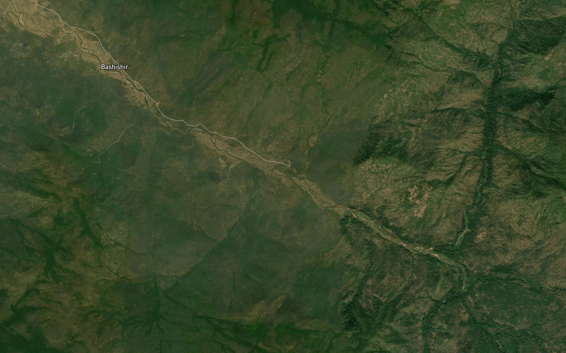 Satellite map of the RiverGbom