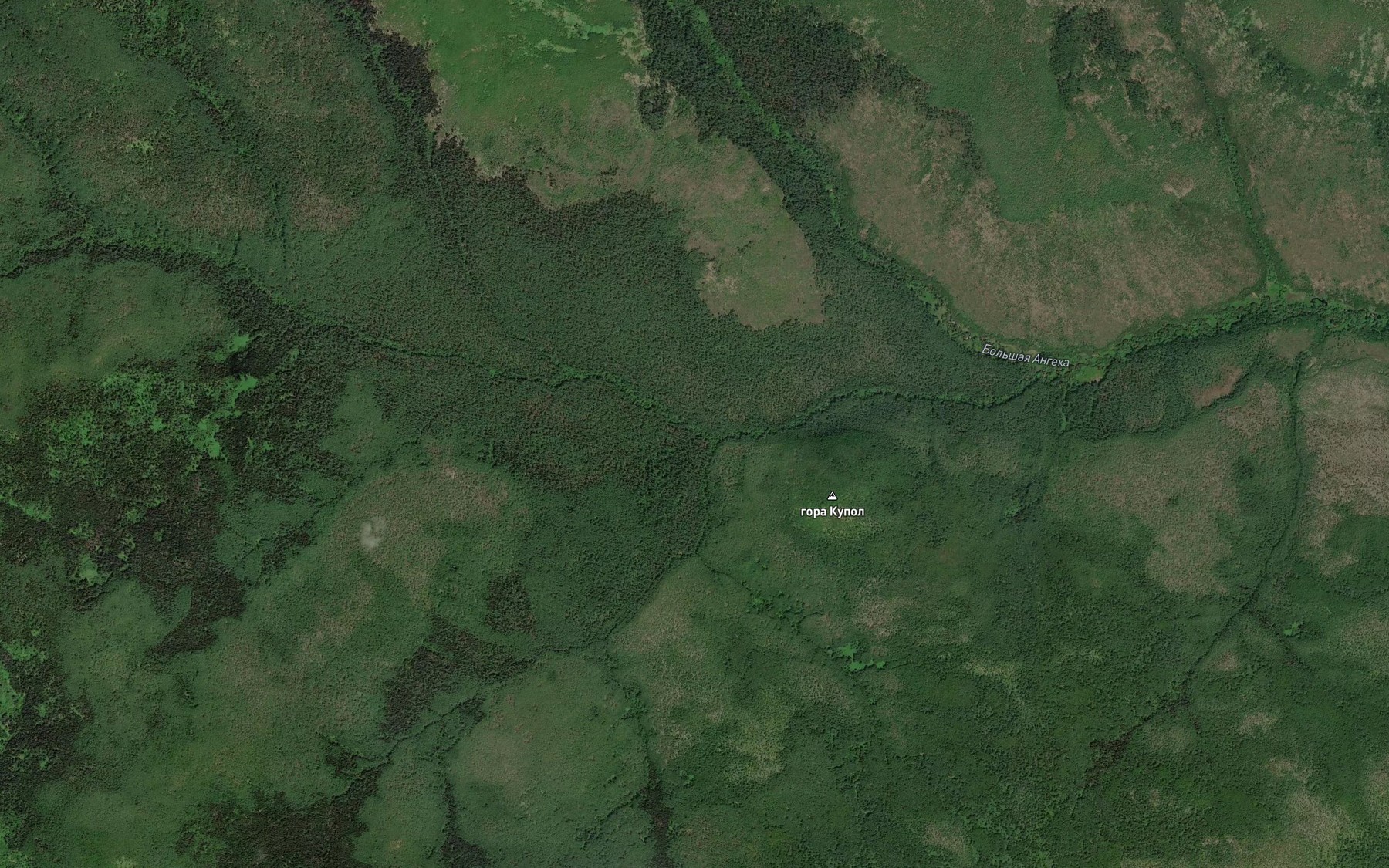 Satellite map of the Oleniy